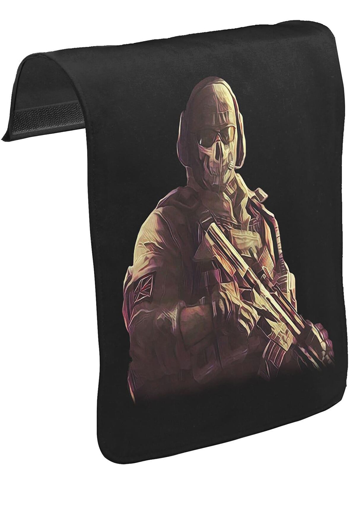Call of Duty - Duty Unisex Siyah Tak-Çıkar Postacı Çanta Kapağı CK-1279