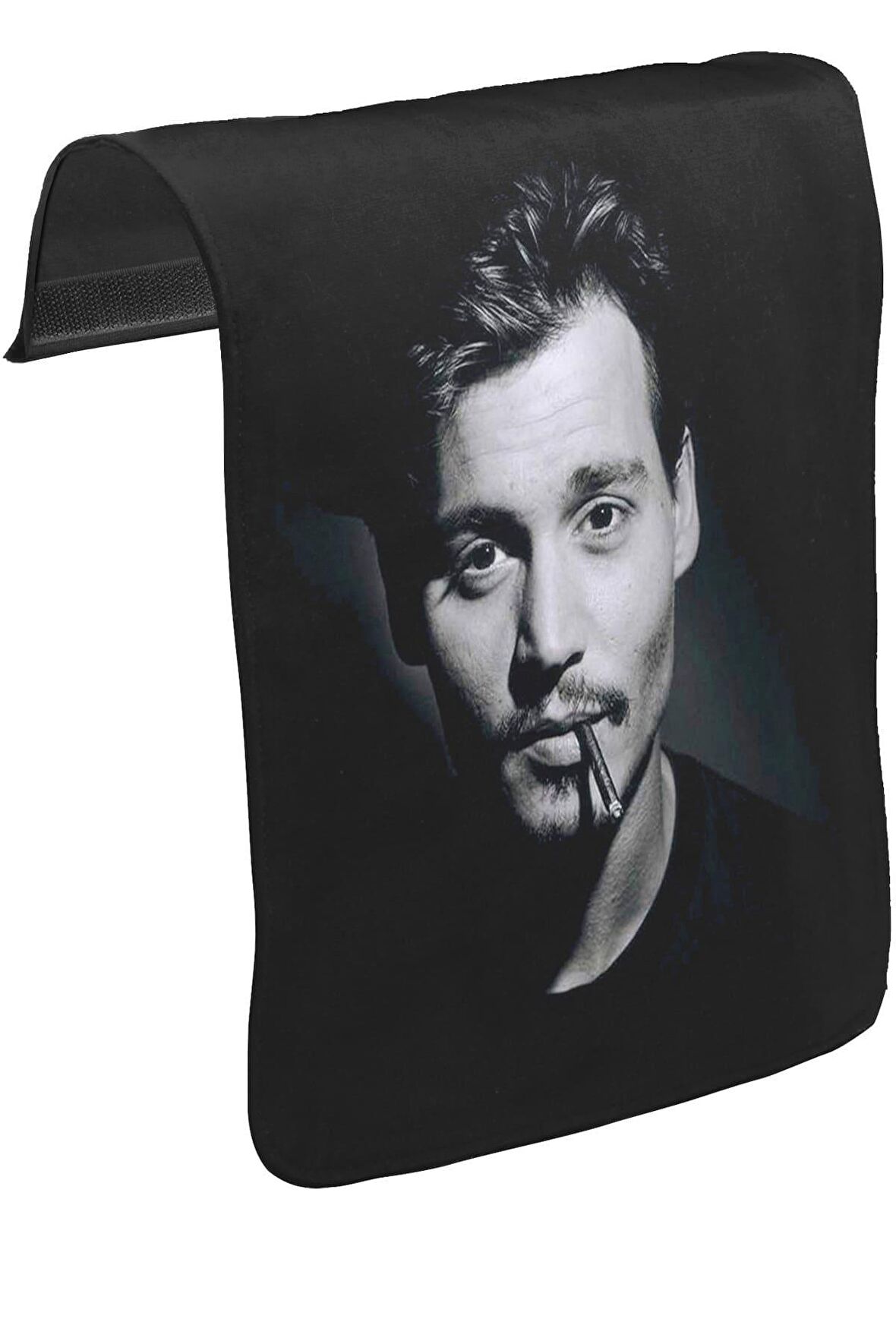Johnny Depp Unisex Siyah Tak-Çıkar Postacı Çanta Kapağı CK-1291