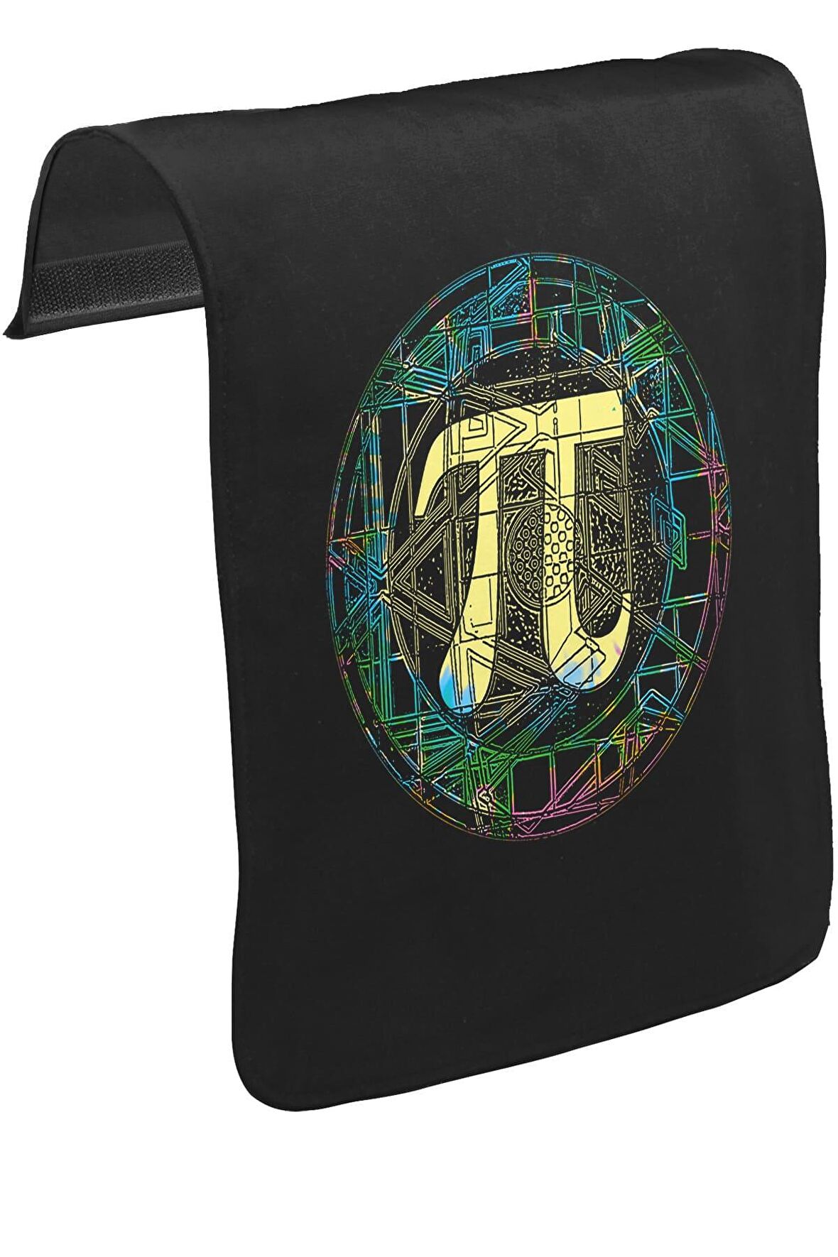 Matematik - Pi VII Unisex Siyah Tak-Çıkar Postacı Çanta Kapağı CK-1304