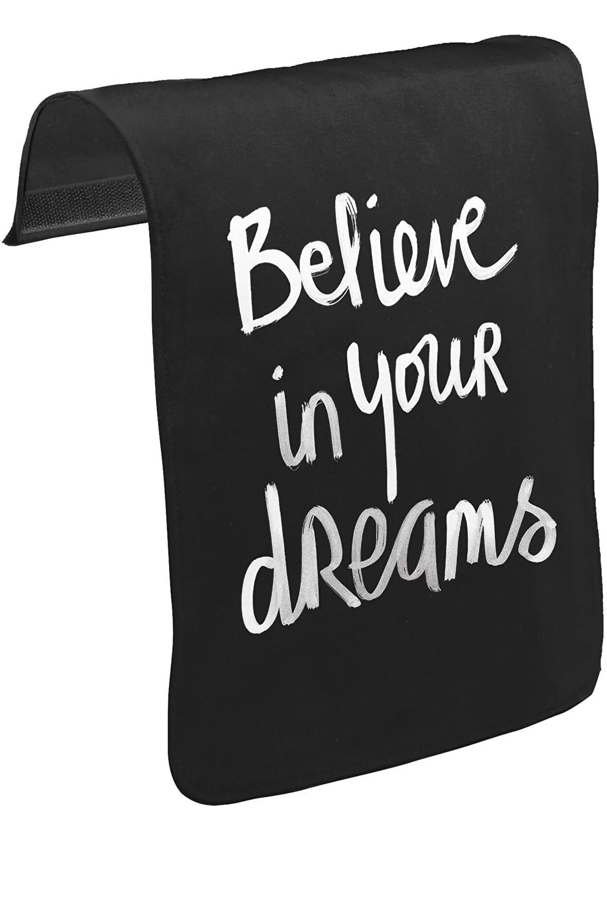 Dream Believing  Unisex Siyah Tak-Çıkar Postacı Çanta Kapağı CK-1334