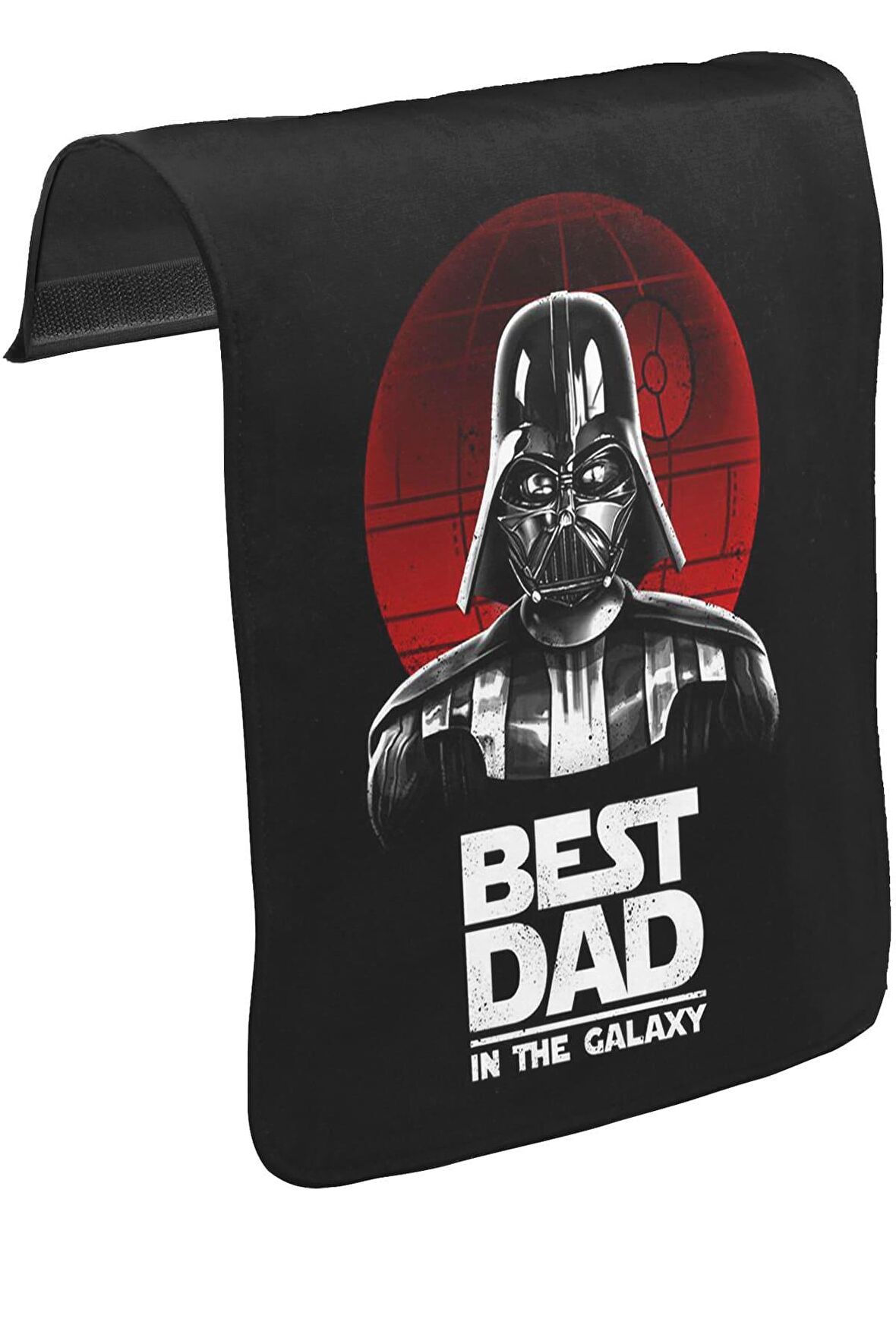 Star Wars - Best Dad Unisex Siyah Tak-Çıkar Postacı Çanta Kapağı CK-1356