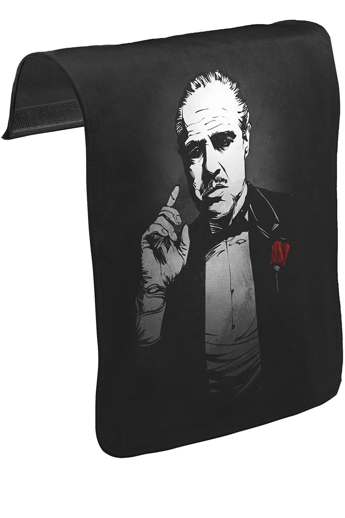 The Godfather - The Rule Unisex Siyah Tak-Çıkar Postacı Çanta Kapağı CK-1366