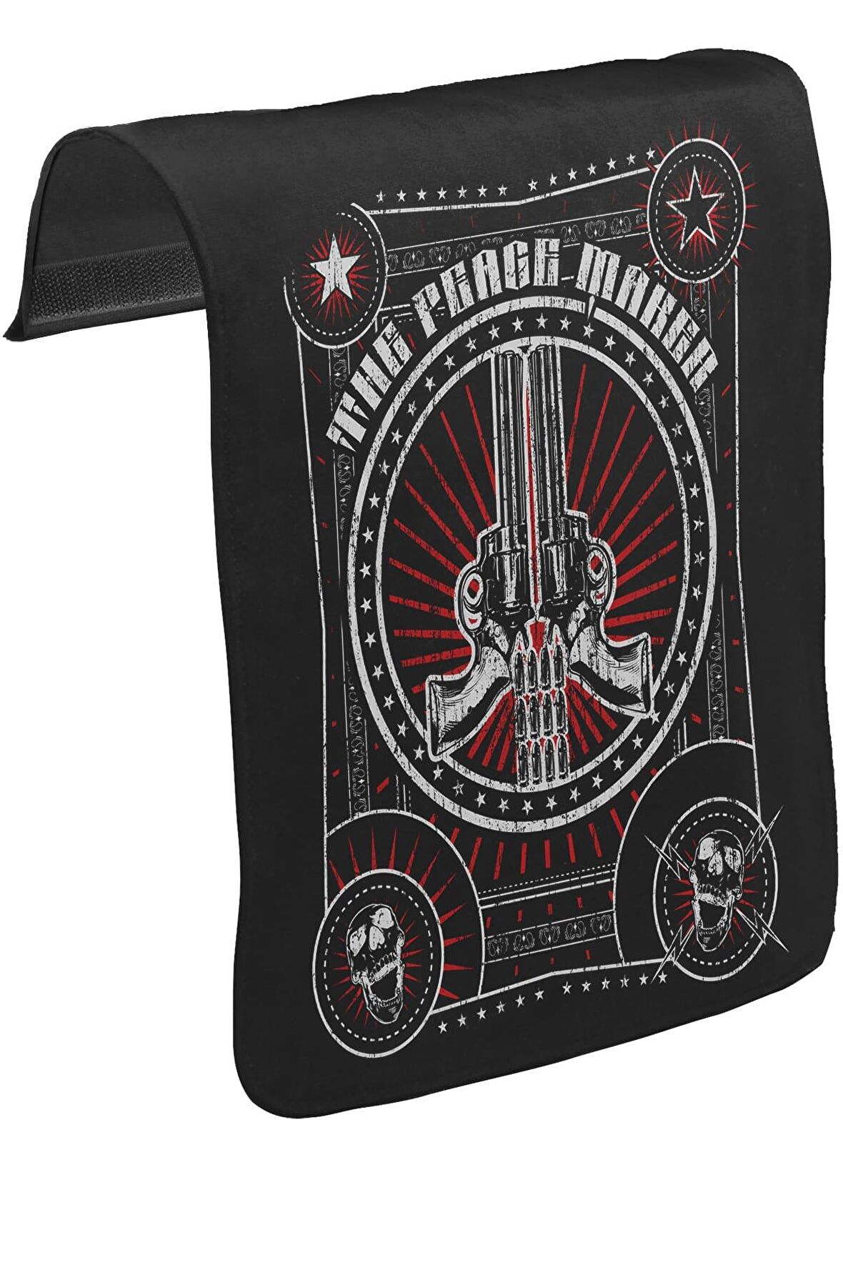 Peace and War Unisex Siyah Tak-Çıkar Postacı Çanta Kapağı CK-137