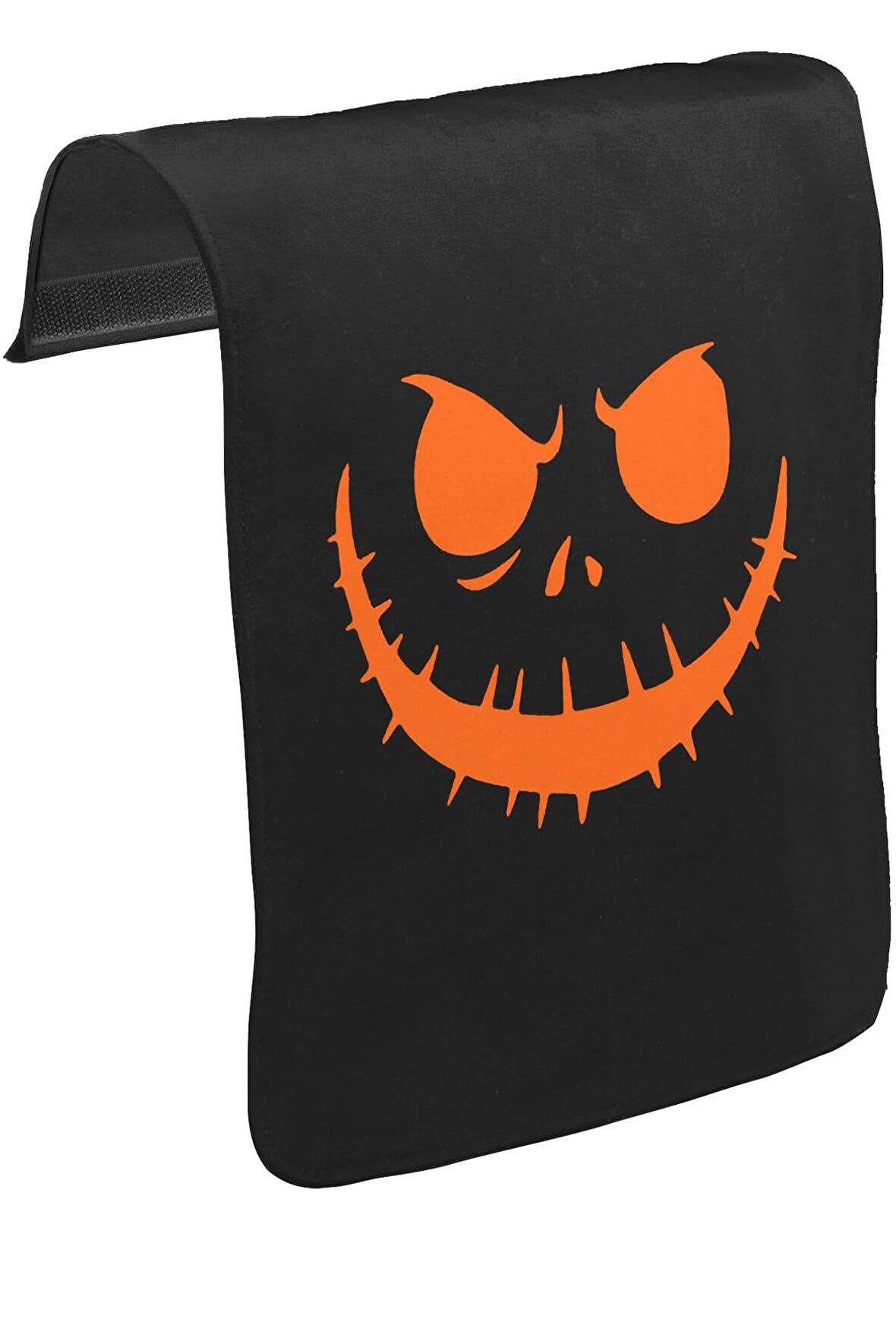 HalloWeen - Face Unisex Siyah Tak-Çıkar Postacı Çanta Kapağı CK-1390
