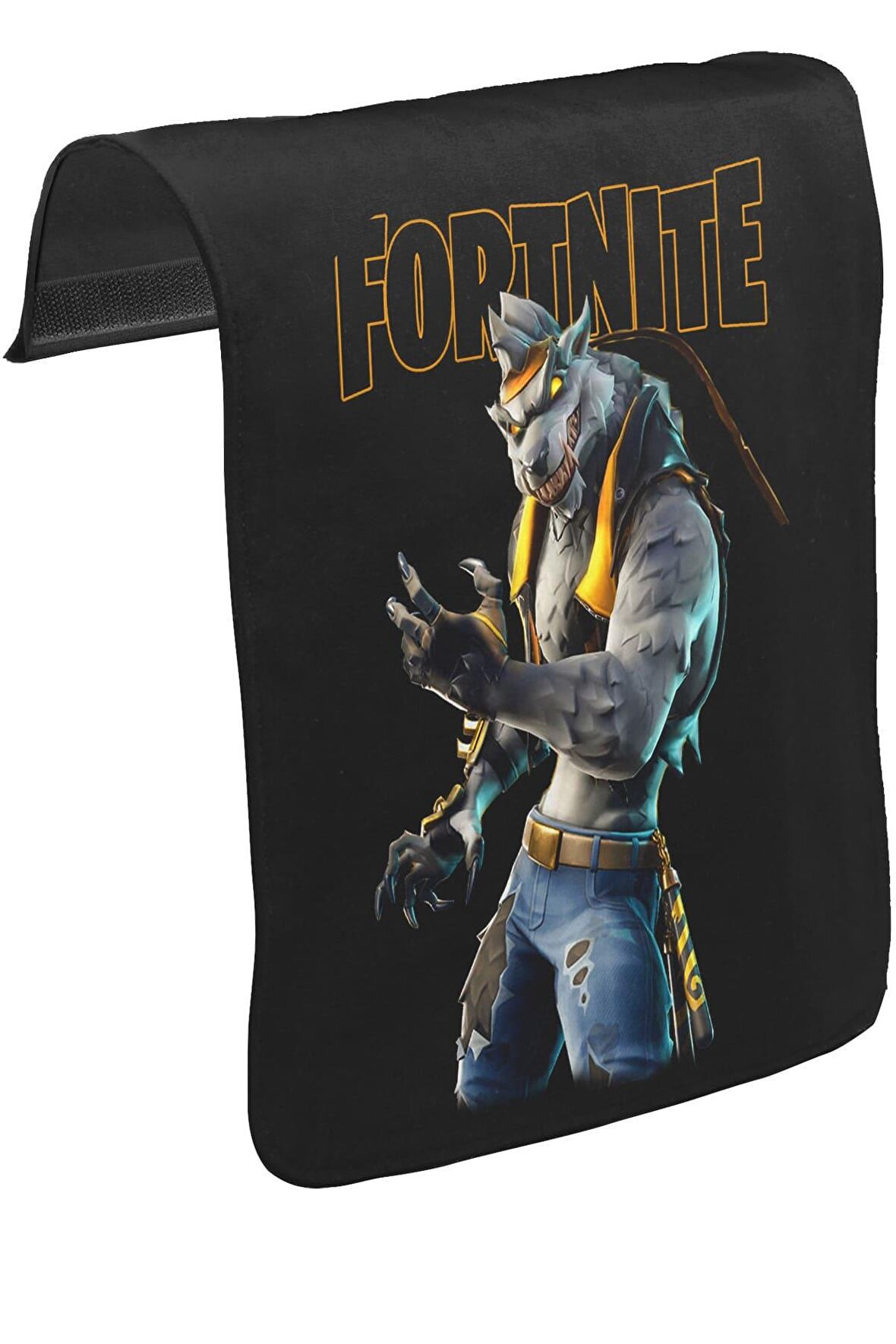 Fortnite - Epic Unisex Siyah Tak-Çıkar Postacı Çanta Kapağı CK-1396
