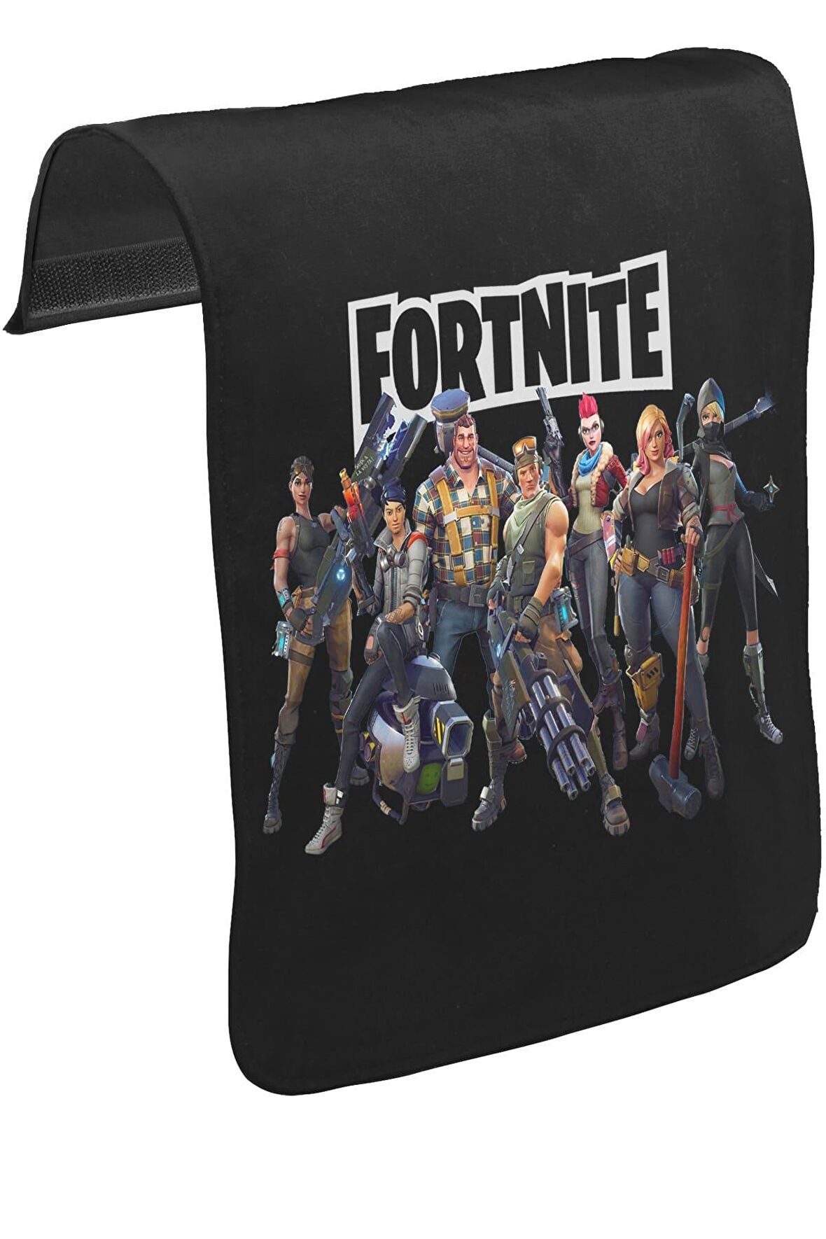 Fortnite - Dream Team Unisex Siyah Tak-Çıkar Postacı Çanta Kapağı CK-1398