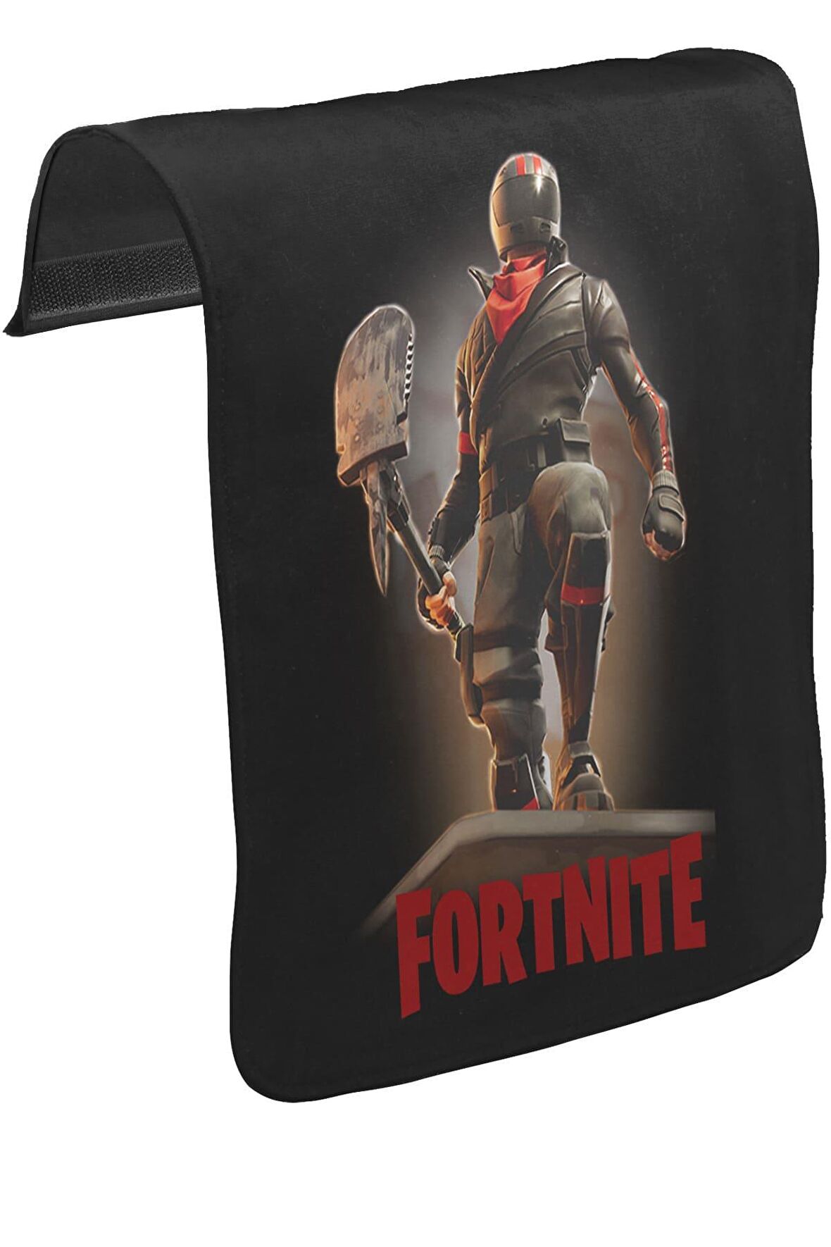 Fortnite - Horror Unisex Siyah Tak-Çıkar Postacı Çanta Kapağı CK-1402