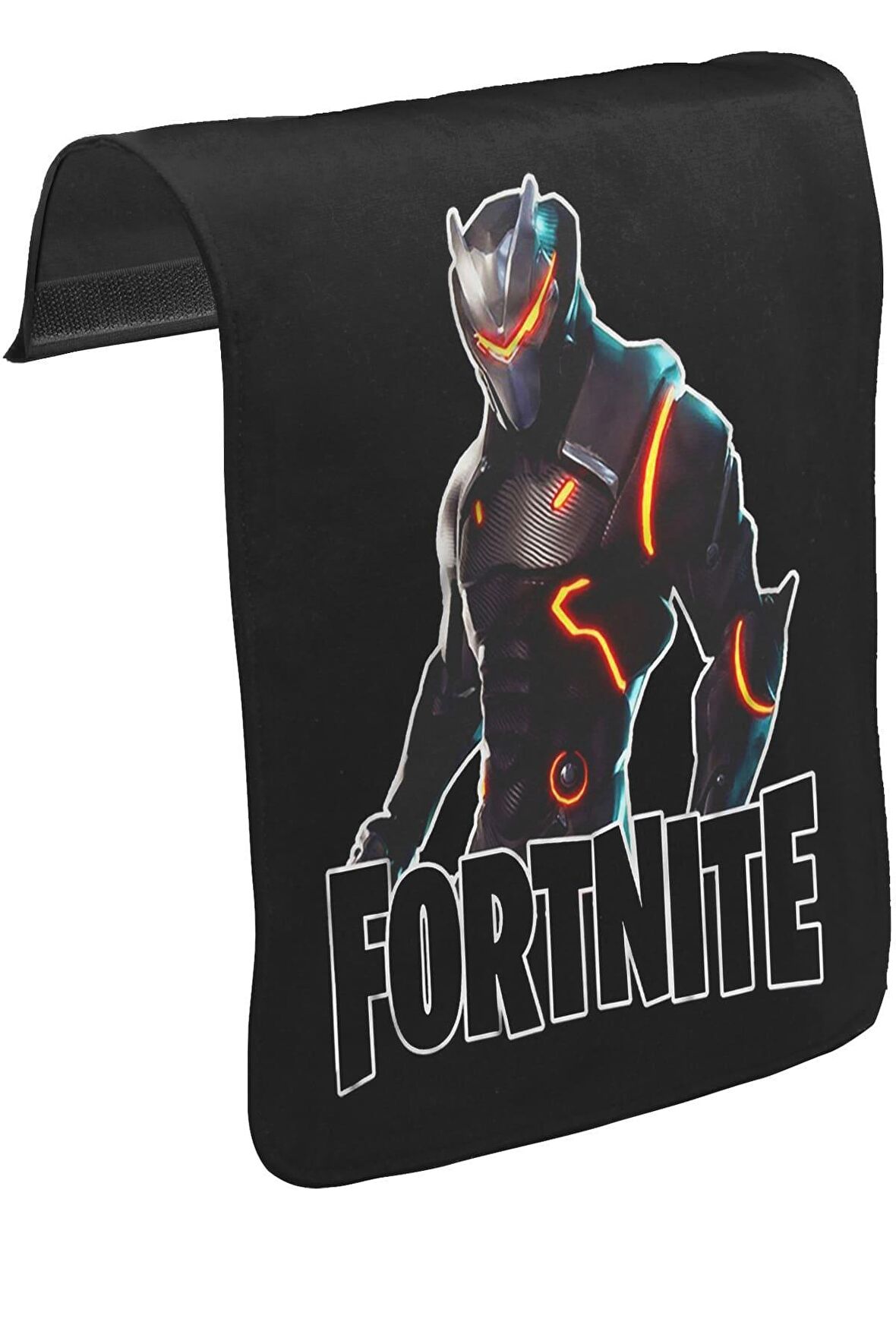 Fortnite - Omega Unisex Siyah Tak-Çıkar Postacı Çanta Kapağı CK-1420