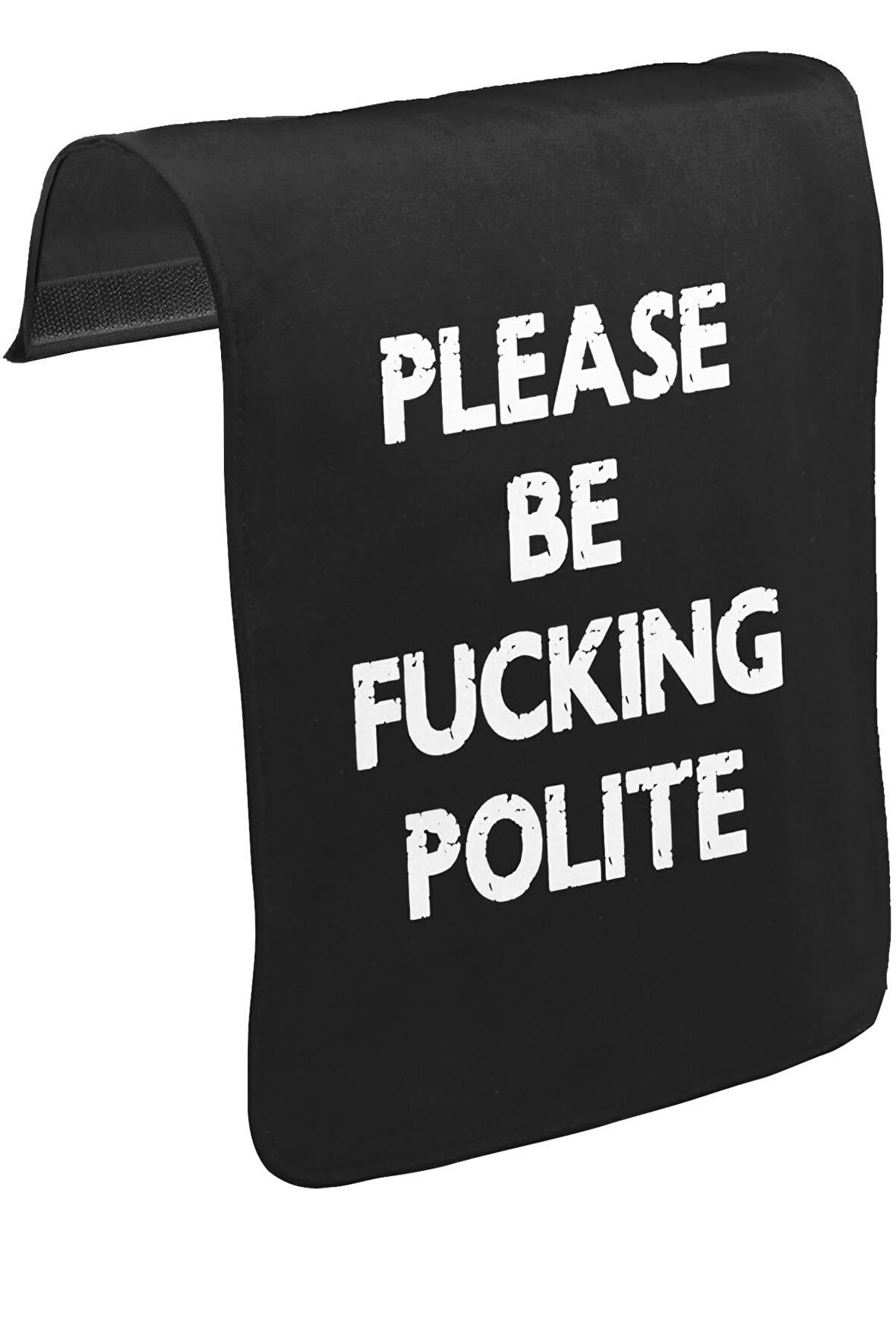 Be Polite Unisex Siyah Tak-Çıkar Postacı Çanta Kapağı CK-1442