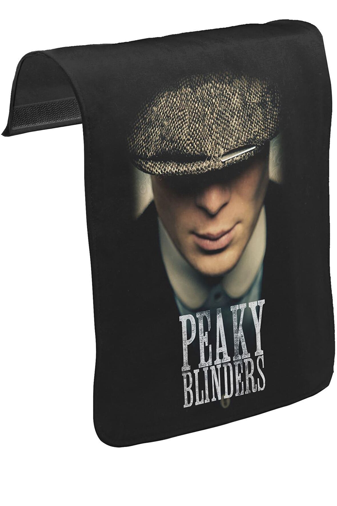 Peaky Blinders - Button Unisex Siyah Tak-Çıkar Postacı Çanta Kapağı CK-1446