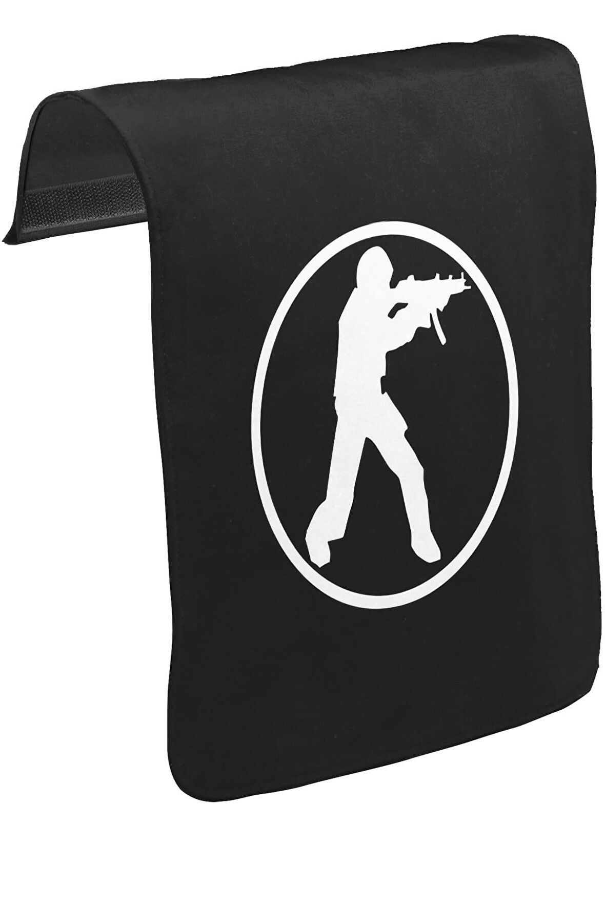 Counter Strike - CS Soldier Unisex Siyah Tak-Çıkar Postacı Çanta Kapağı CK-1458