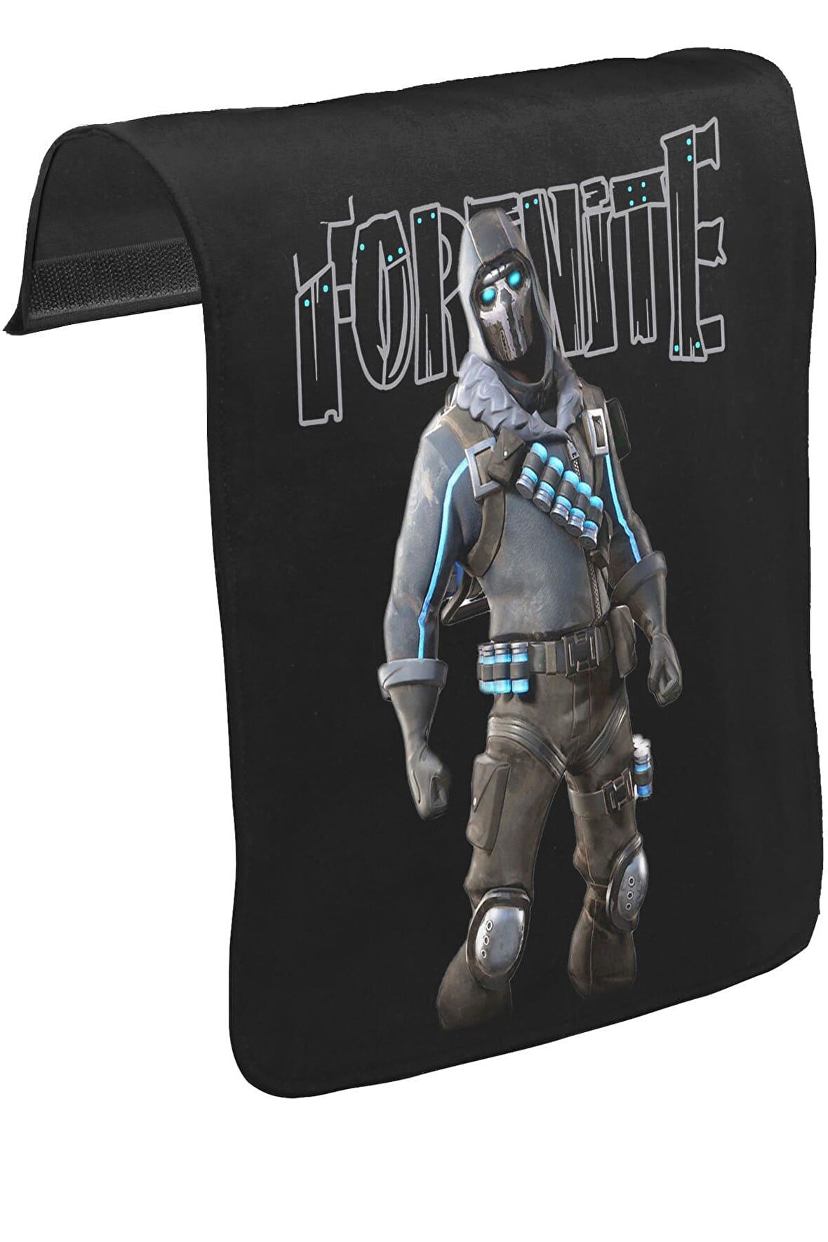 Fortnite - Vulture Unisex Siyah Tak-Çıkar Postacı Çanta Kapağı CK-1480