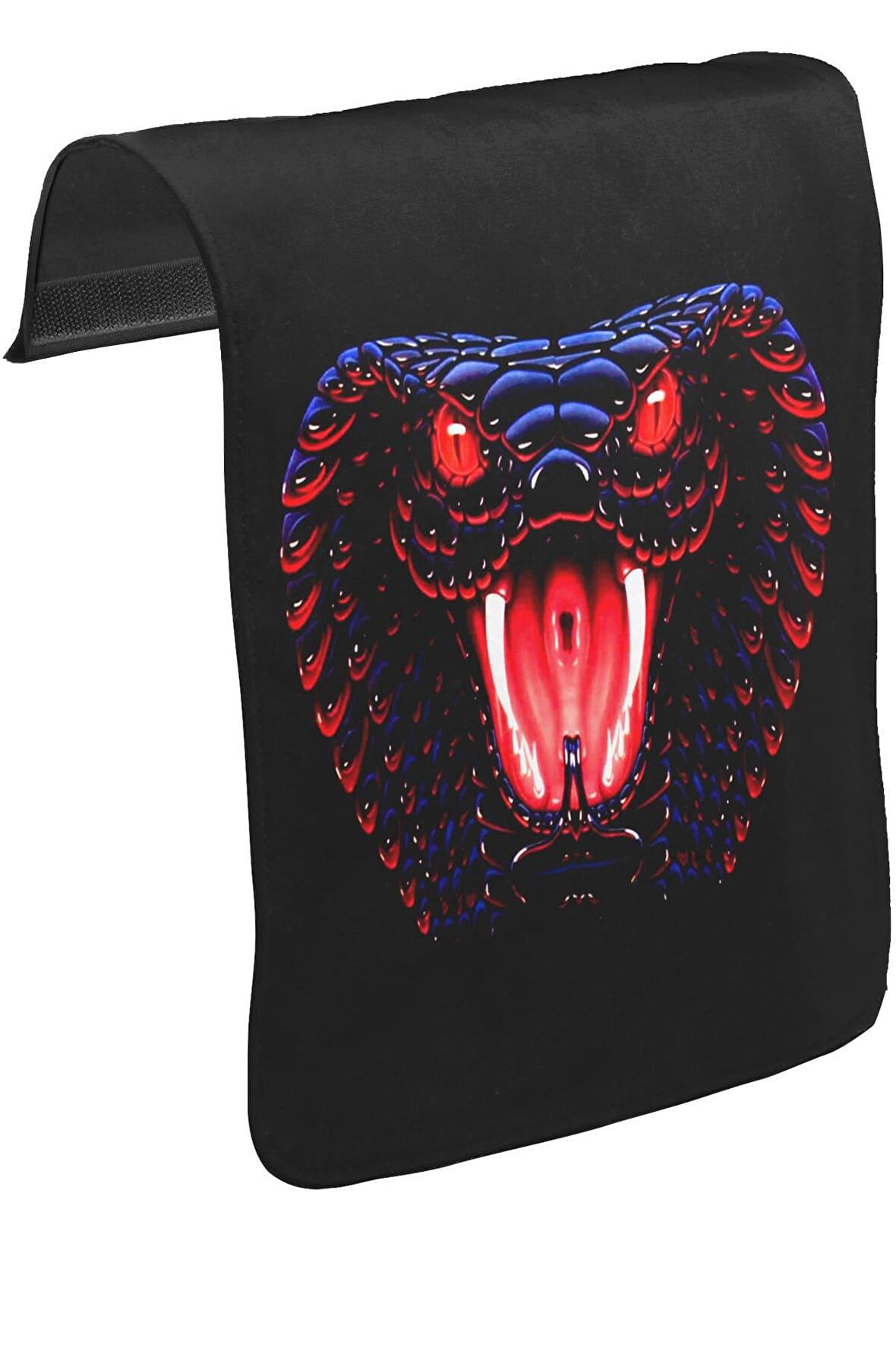 Yılan Unisex Siyah Tak-Çıkar Postacı Çanta Kapağı CK-150