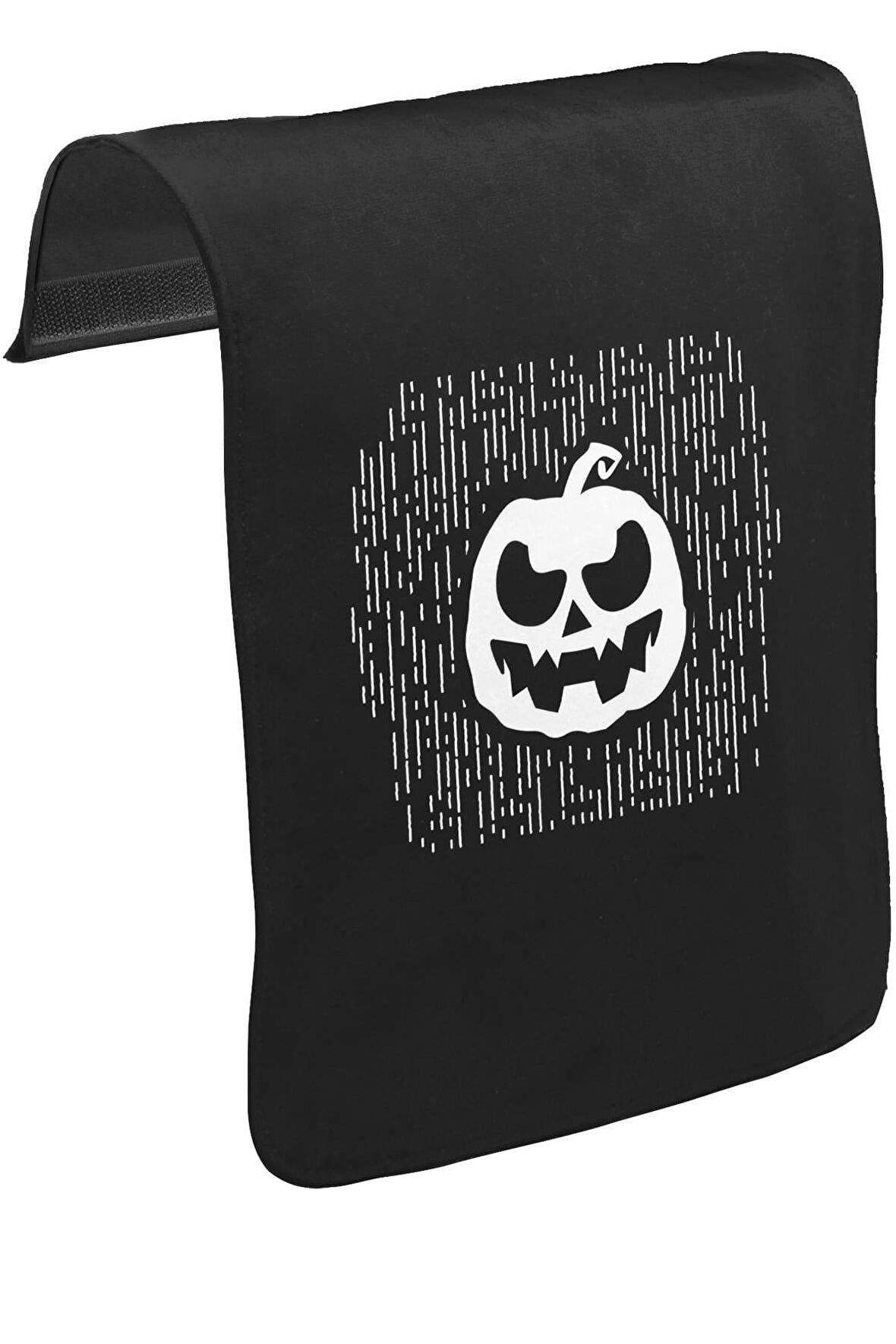 Halloween - Pumpkin Lines Unisex Siyah Tak-Çıkar Postacı Çanta Kapağı CK-1554