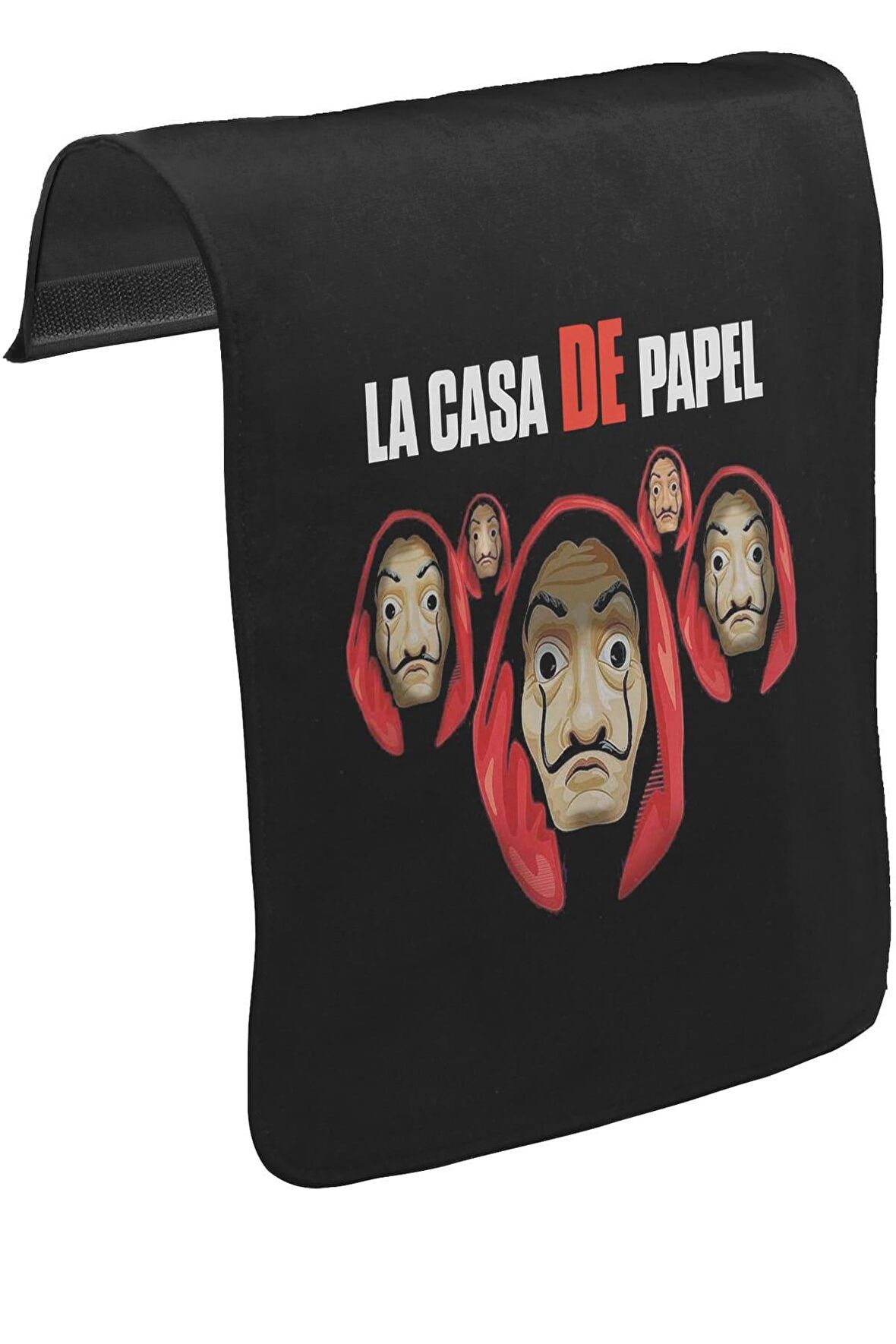 La Casa De Papel I Unisex Siyah Tak-Çıkar Postacı Çanta Kapağı CK-1576