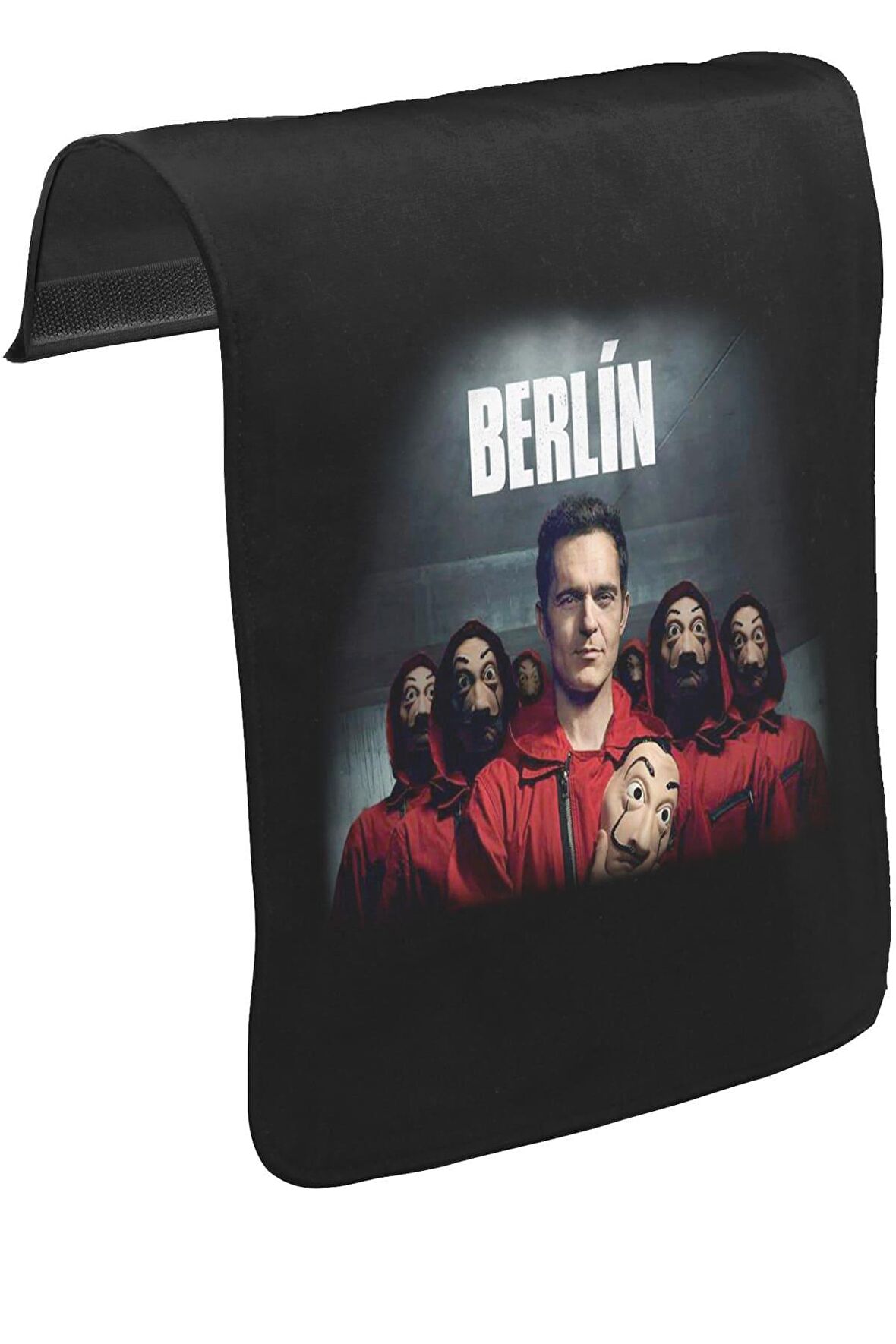 La Casa De Papel IV Unisex Siyah Tak-Çıkar Postacı Çanta Kapağı CK-1579