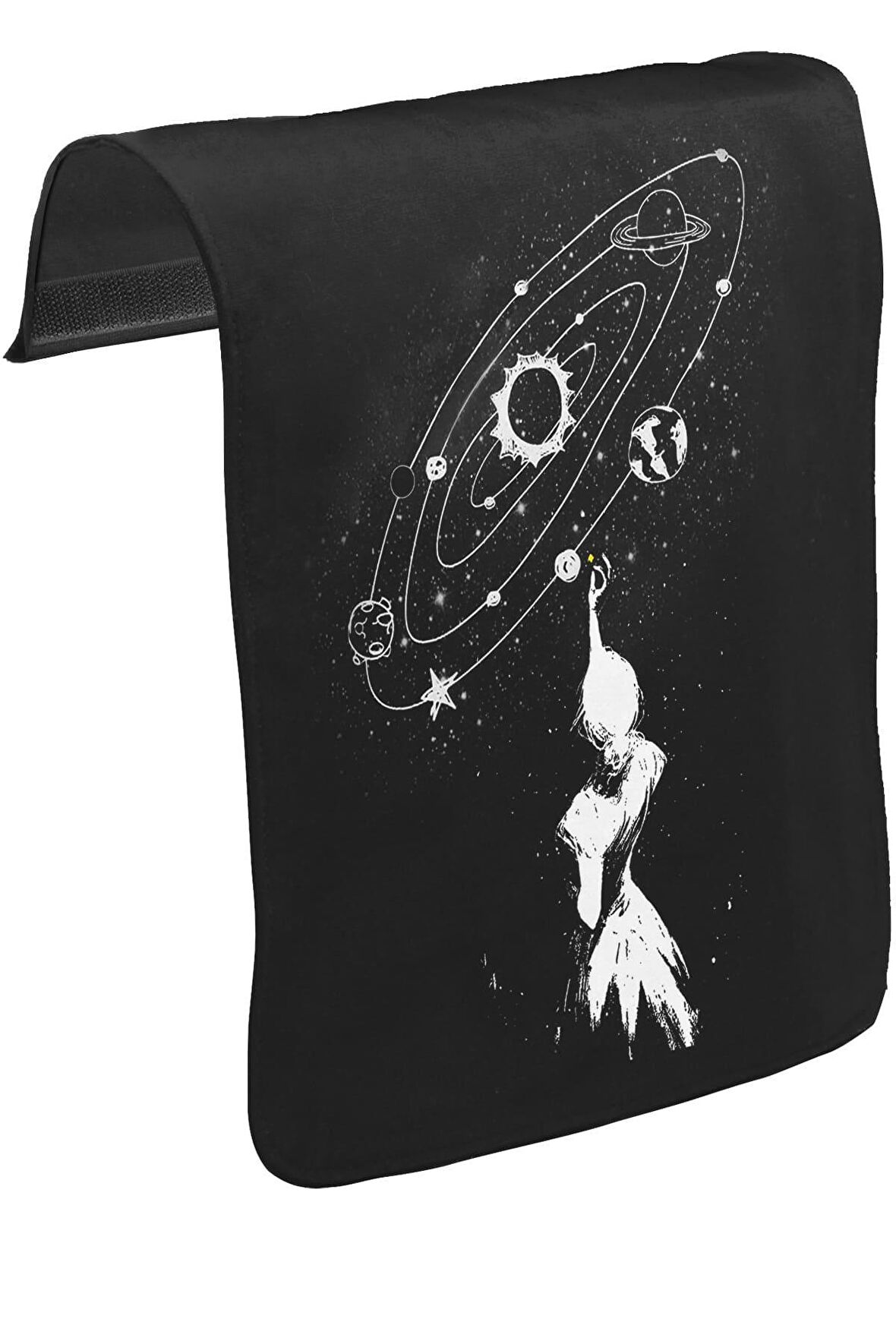 Galaksi Unisex Siyah Tak-Çıkar Postacı Çanta Kapağı CK-1611