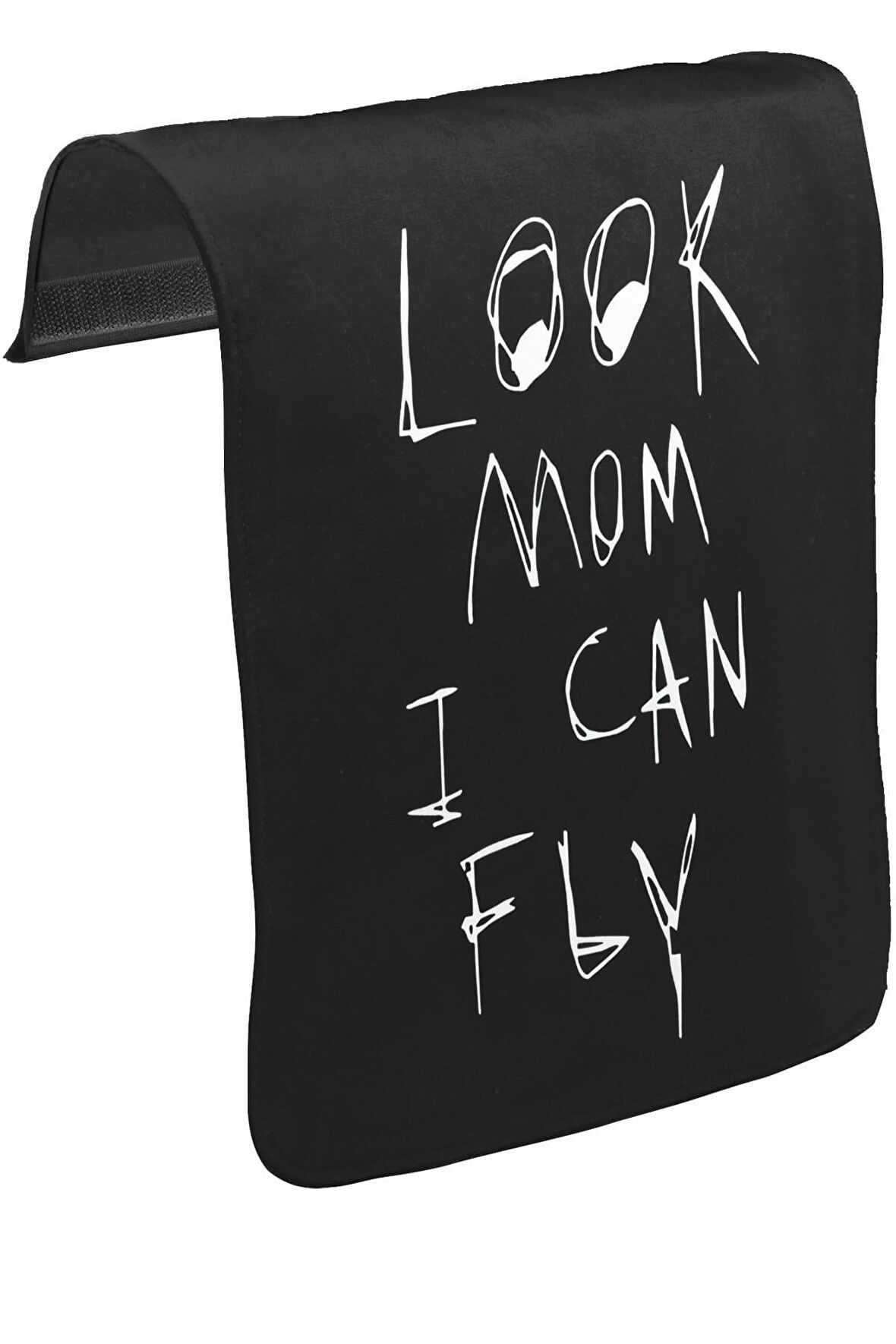 Travis Scott - Look Mom I can fly Unisex Siyah Tak-Çıkar Postacı Çanta Kapağı CK-1612