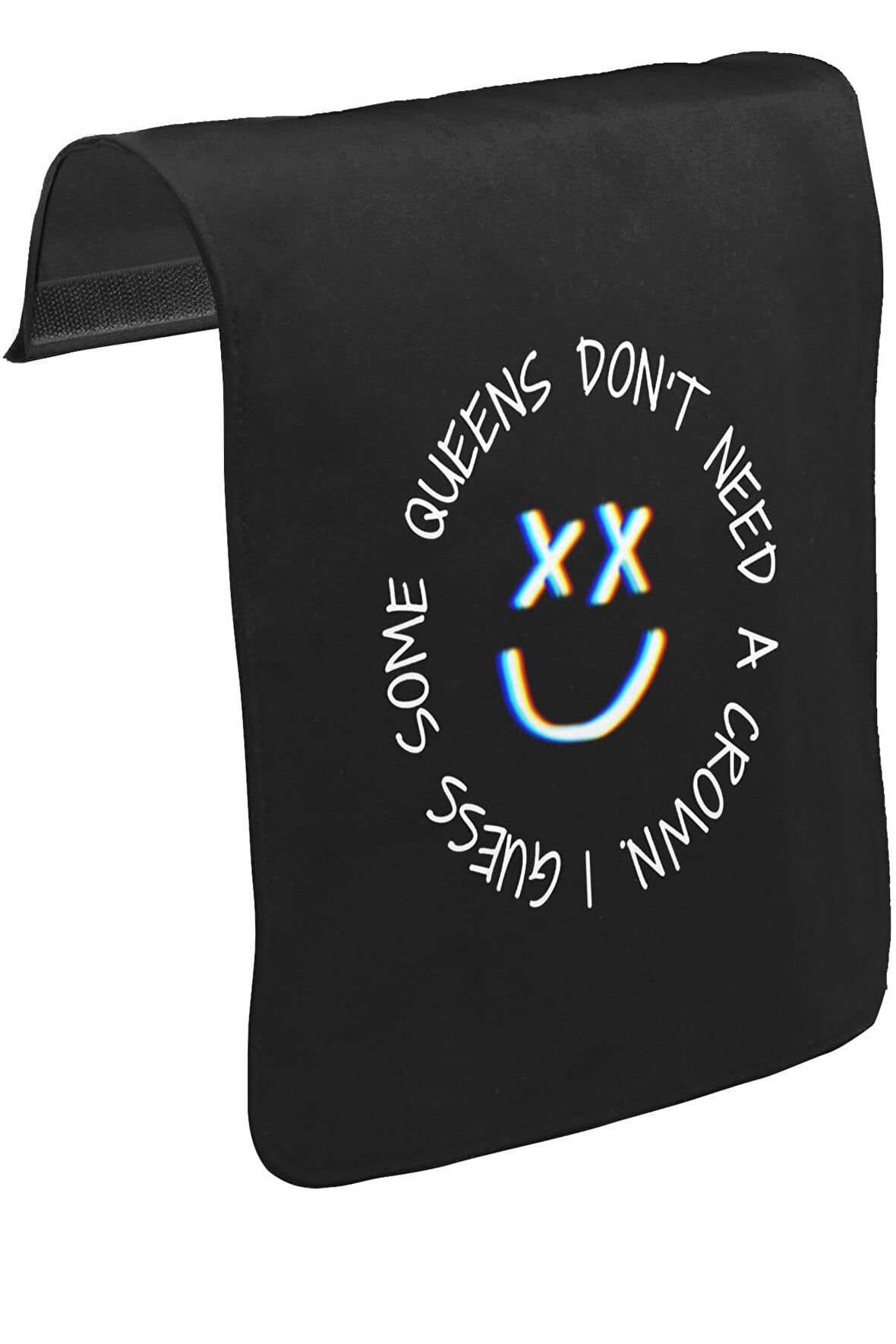 Louis Tomlinson - Queens don't Need Crown Unisex Siyah Tak-Çıkar Postacı Çanta Kapağı CK-1616
