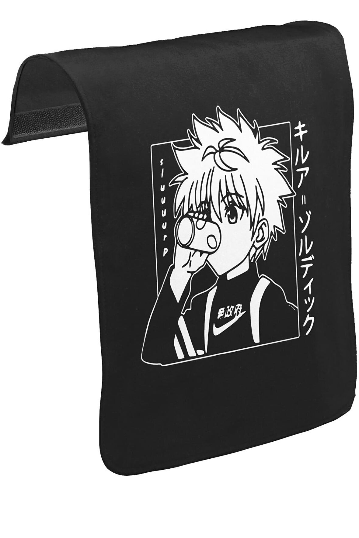 Hunter X Hunter - Killua Zoldyck Unisex Siyah Tak-Çıkar Postacı Çanta Kapağı CK-1674