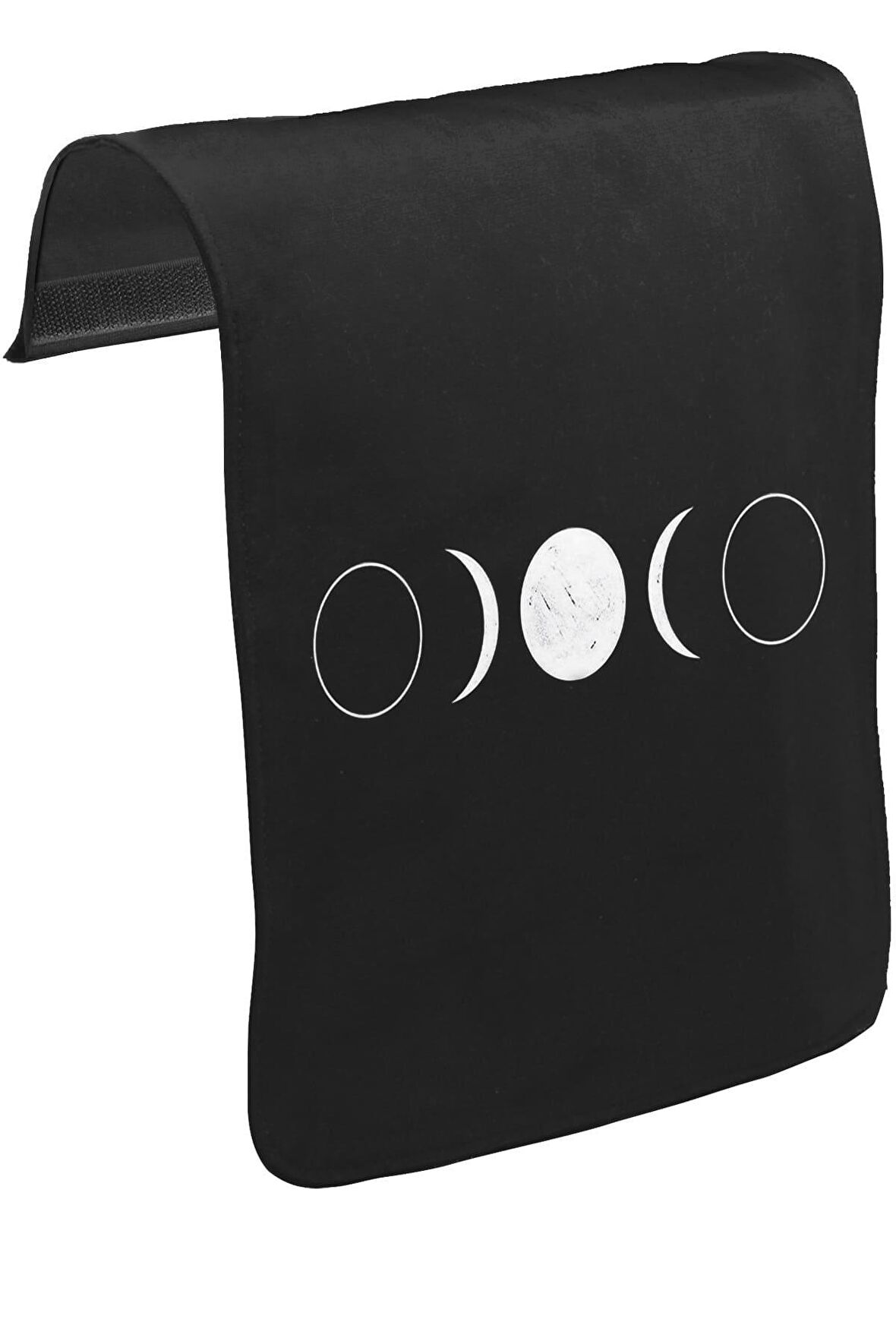 Full Moon Double Half Unisex Siyah Tak-Çıkar Postacı Çanta Kapağı CK-1705