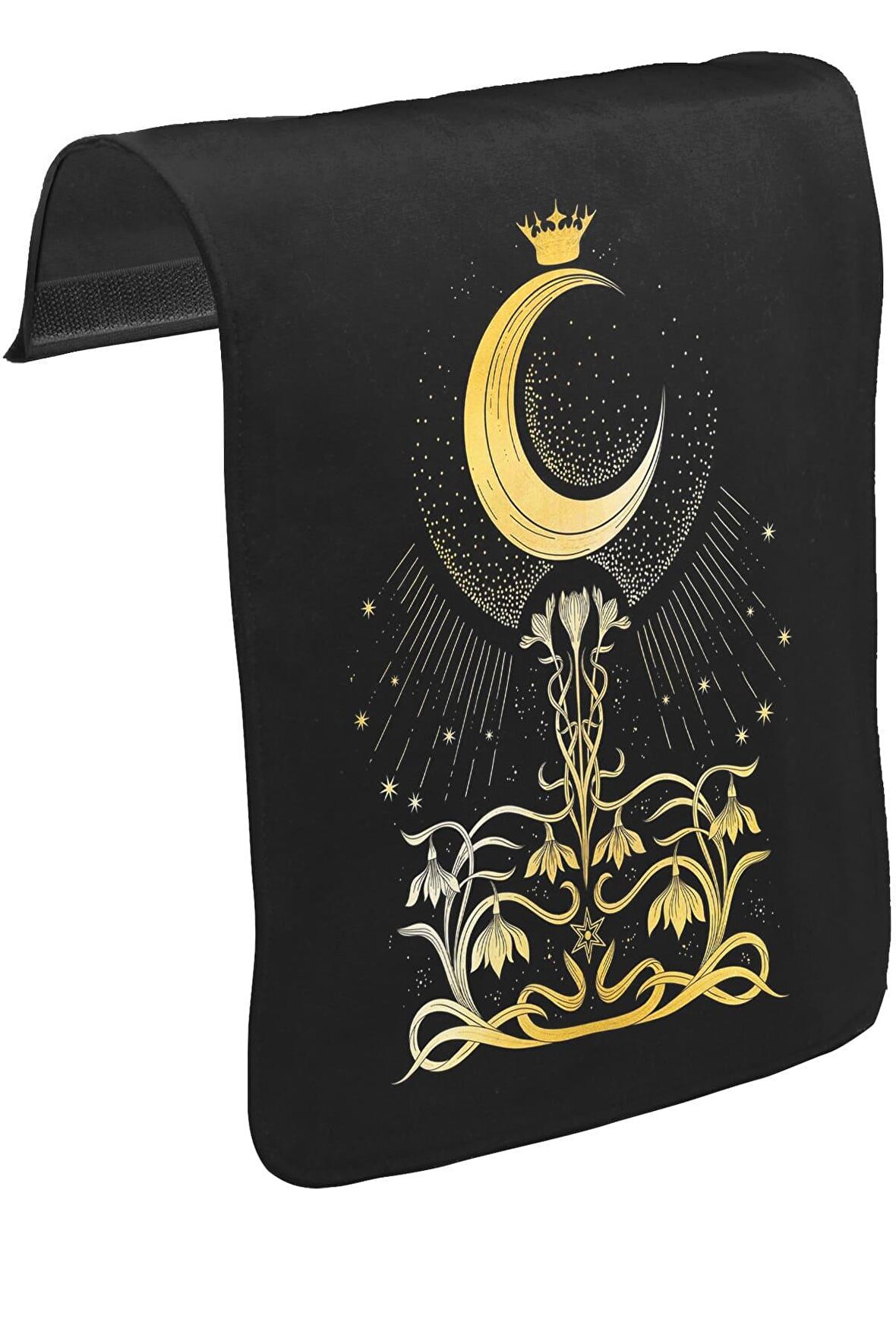 Ay - Kraliçe Unisex Siyah Tak-Çıkar Postacı Çanta Kapağı CK-1719