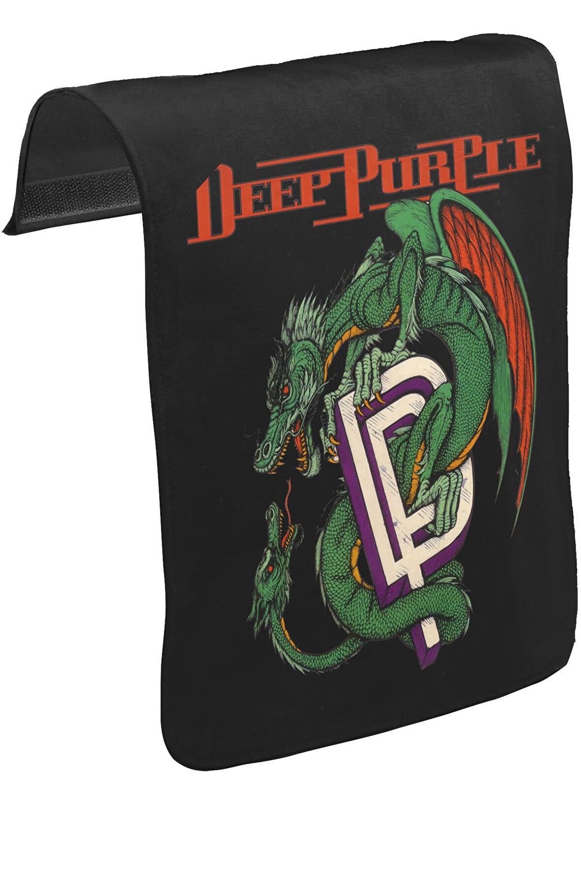 Deep Purple Unisex Siyah Tak-Çıkar Postacı Çanta Kapağı CK-172