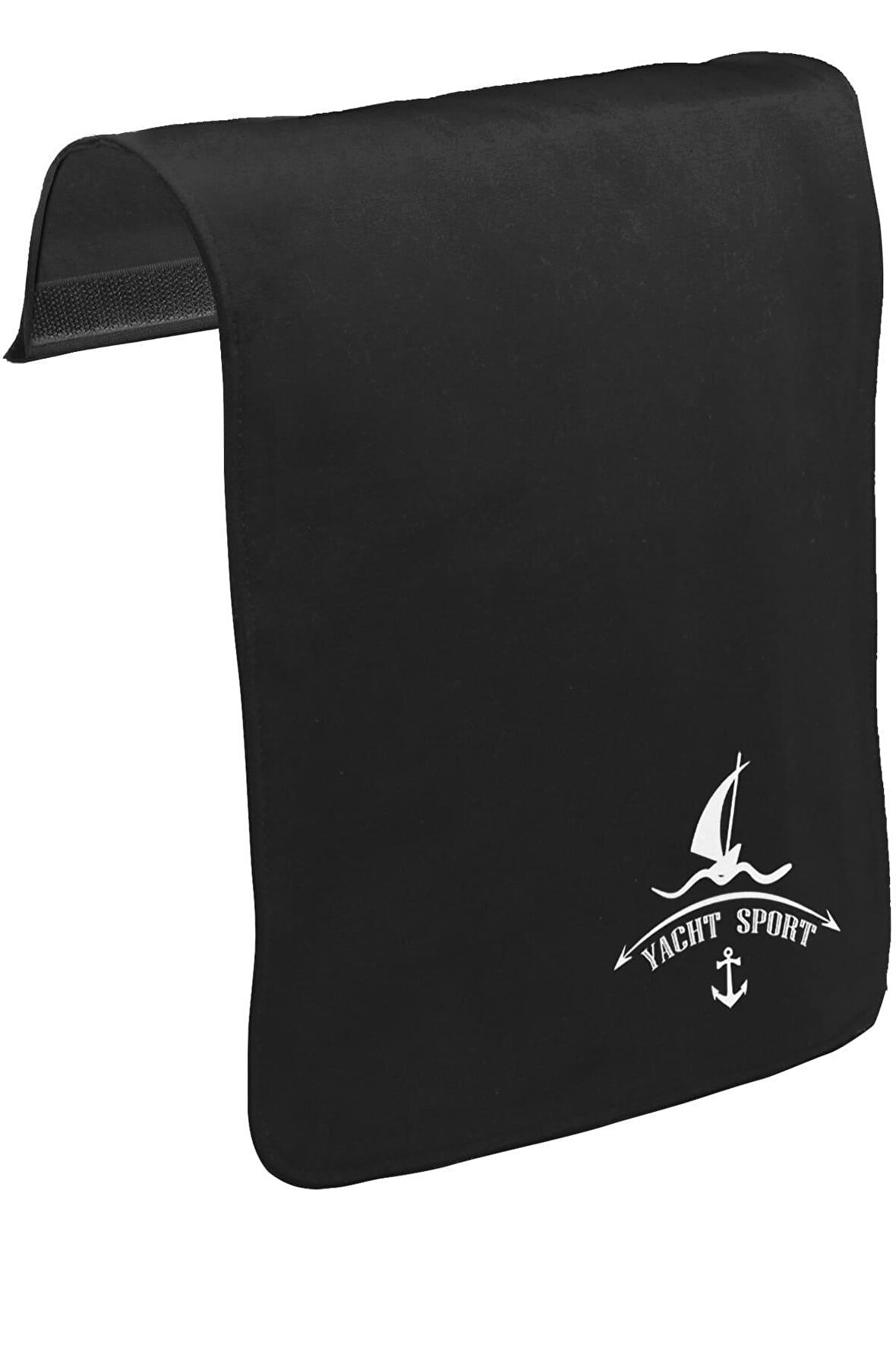 Yat Kulübü - Yatch Logo Unisex Siyah Tak-Çıkar Postacı Çanta Kapağı CK-1735