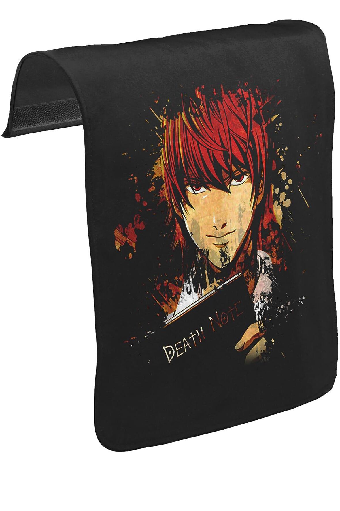 Death Note - The Book Unisex Siyah Tak-Çıkar Postacı Çanta Kapağı CK-196