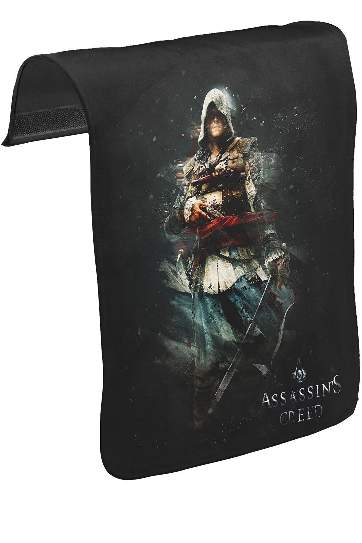 Assassin's Creed II Unisex Siyah Tak-Çıkar Postacı Çanta Kapağı CK-201