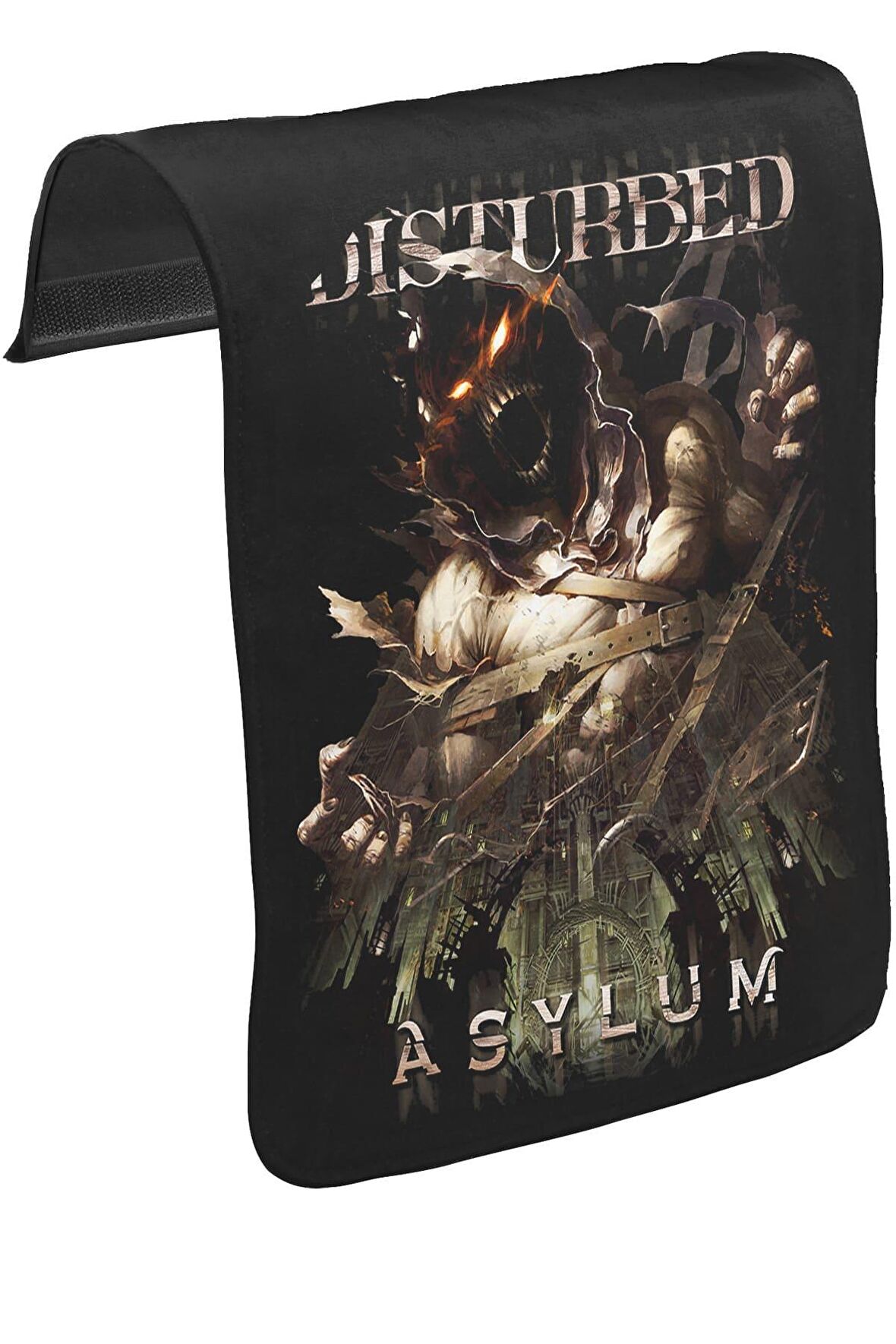 Disturbed - Asylum Unisex Siyah Tak-Çıkar Postacı Çanta Kapağı CK-21