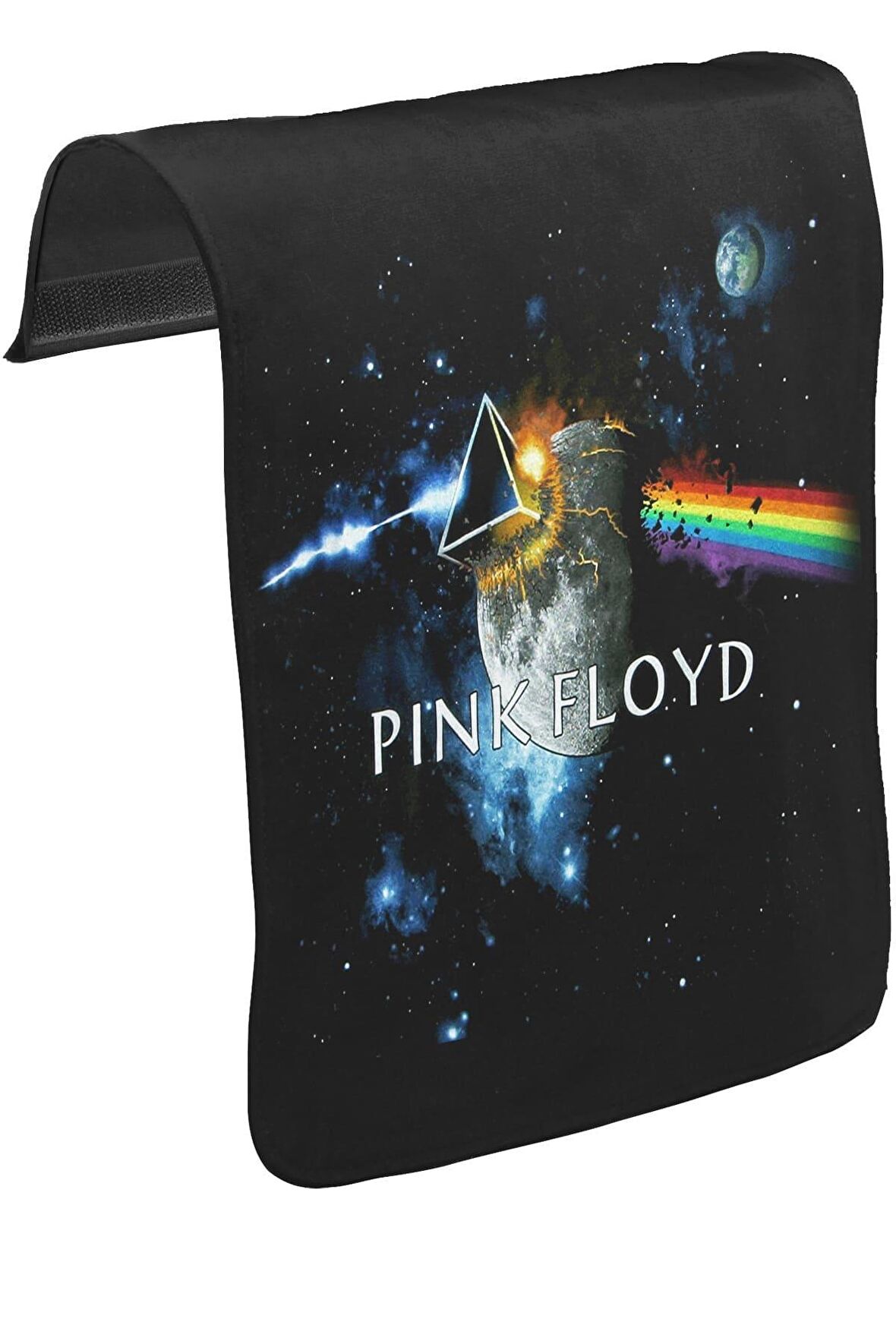 Pink Floyd - Above the Moon Unisex Siyah Tak-Çıkar Postacı Çanta Kapağı CK-223