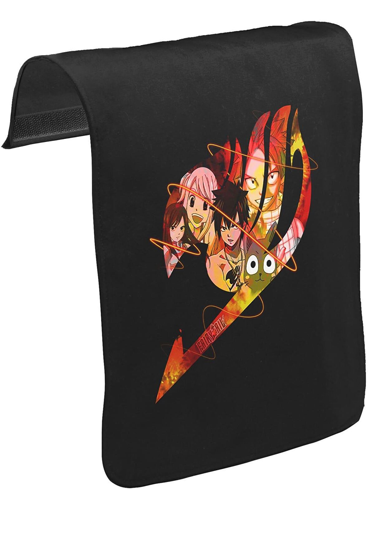 Fairy Tail Unisex Siyah Tak-Çıkar Postacı Çanta Kapağı CK-274