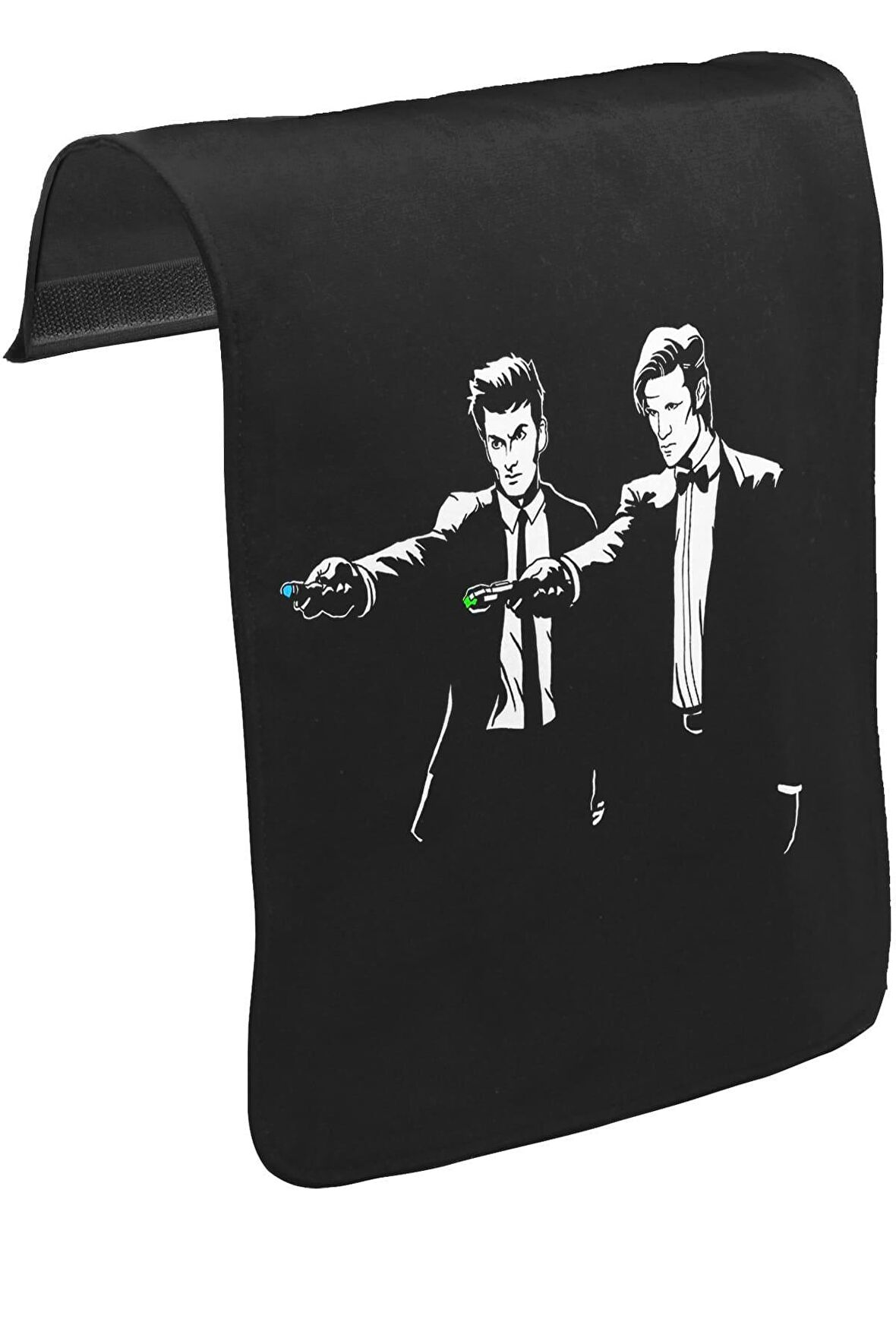 Doctor Who - Timefiction Unisex Siyah Tak-Çıkar Postacı Çanta Kapağı CK-310