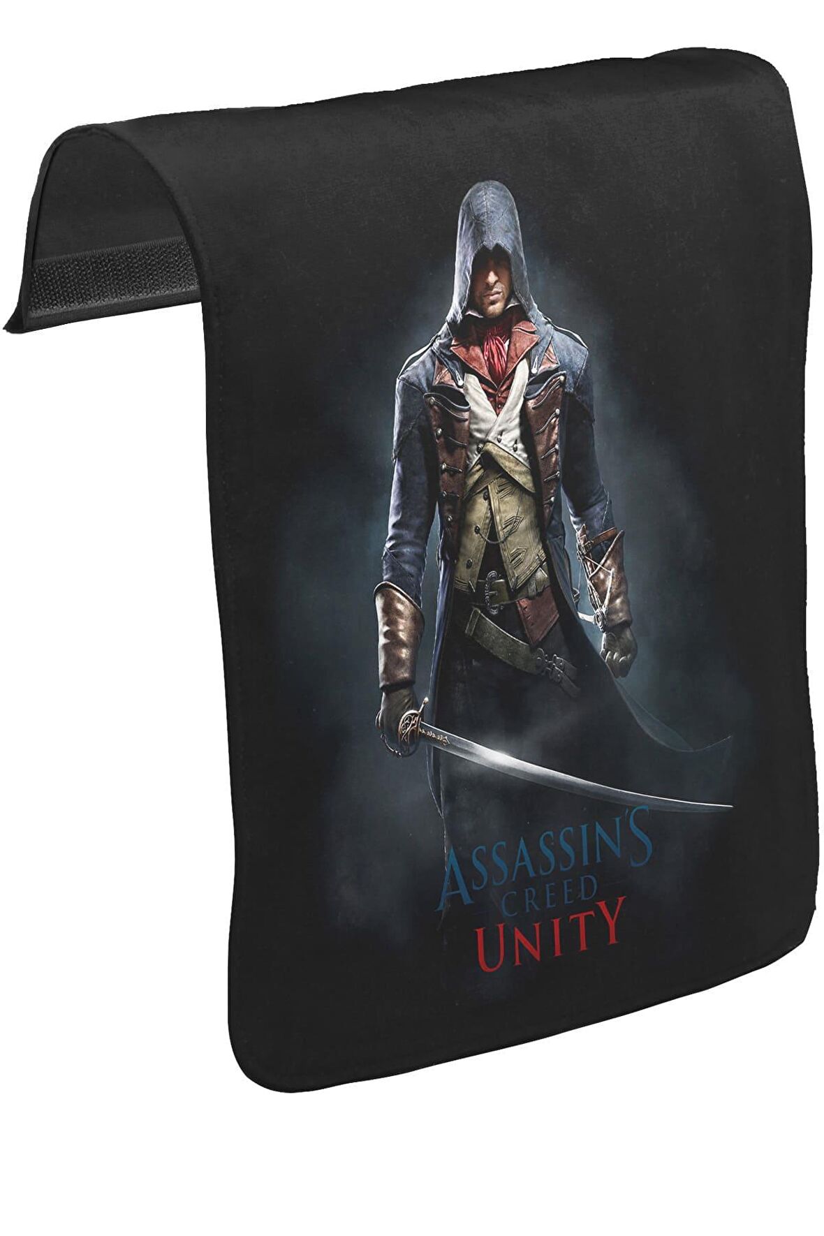 Assassin's Creed - Arno Unisex Siyah Tak-Çıkar Postacı Çanta Kapağı CK-337