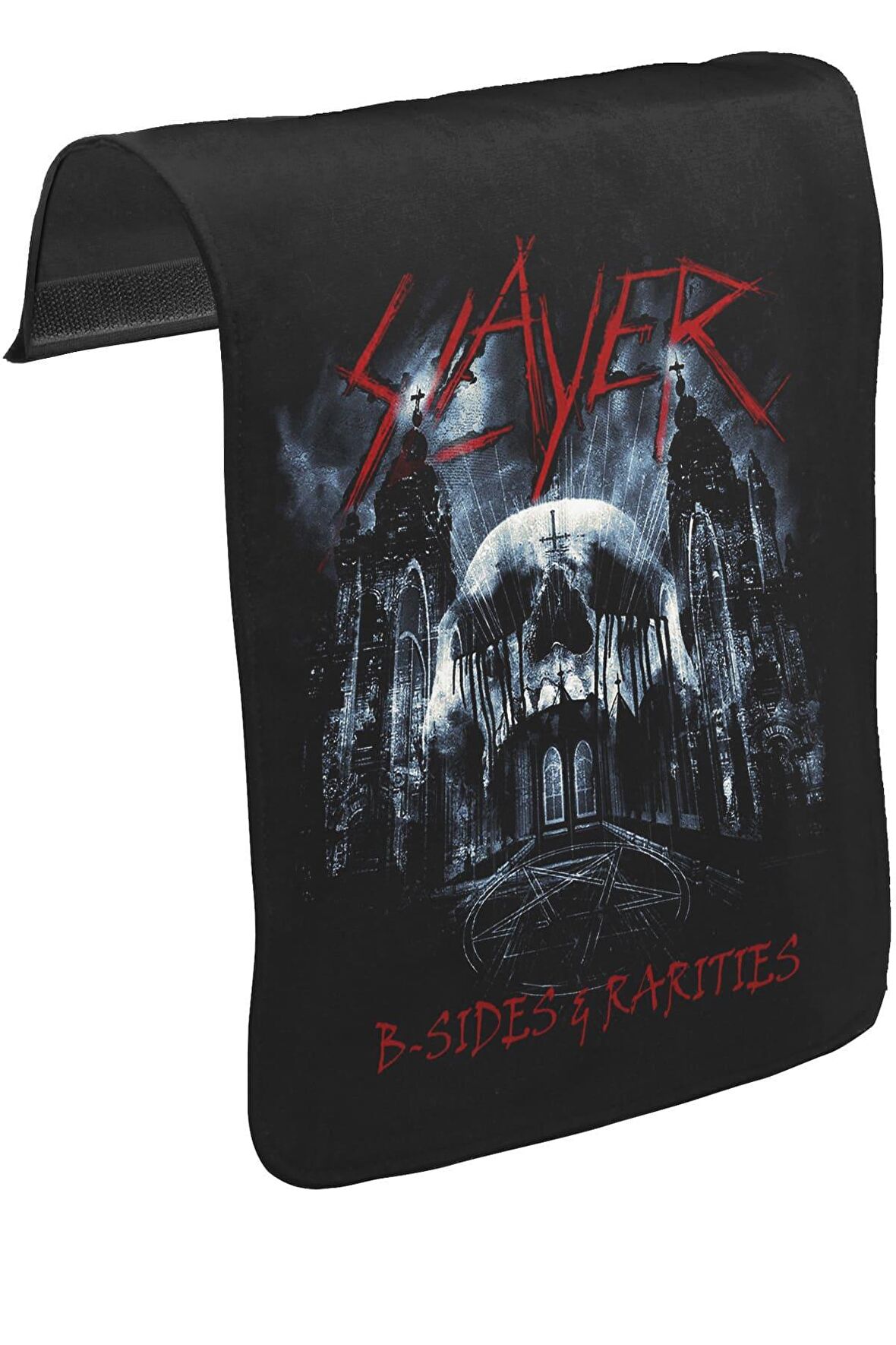 Slayer - B-Sides & Rarities Unisex Siyah Tak-Çıkar Postacı Çanta Kapağı CK-384