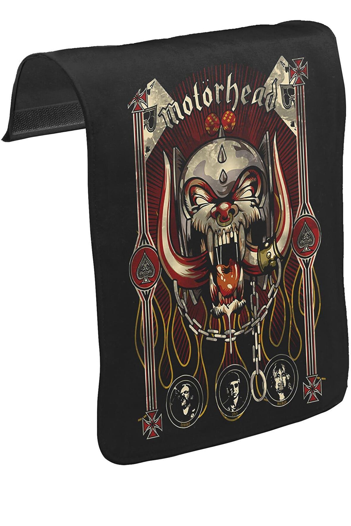 Motörhead Unisex Siyah Tak-Çıkar Postacı Çanta Kapağı CK-42