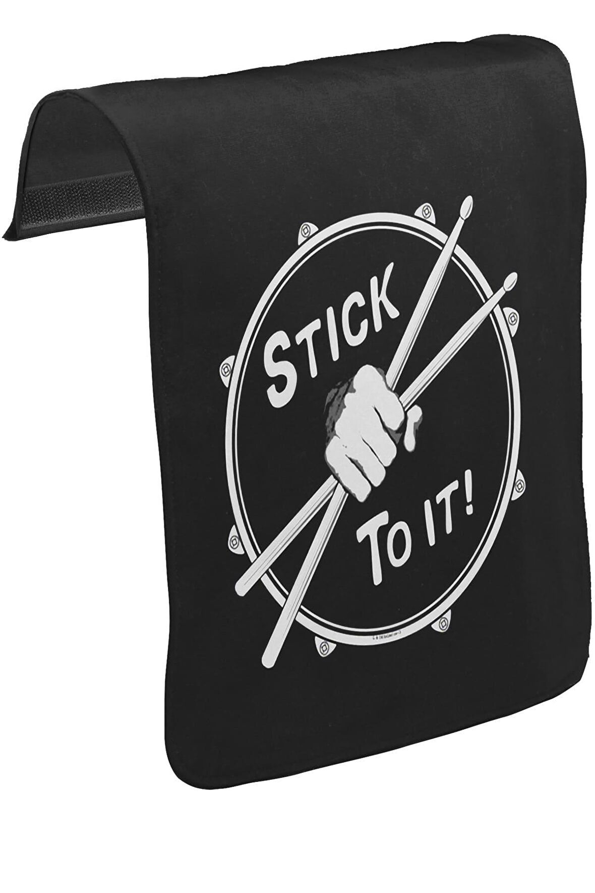 Drummer - Stick To It Unisex Siyah Tak-Çıkar Postacı Çanta Kapağı CK-424
