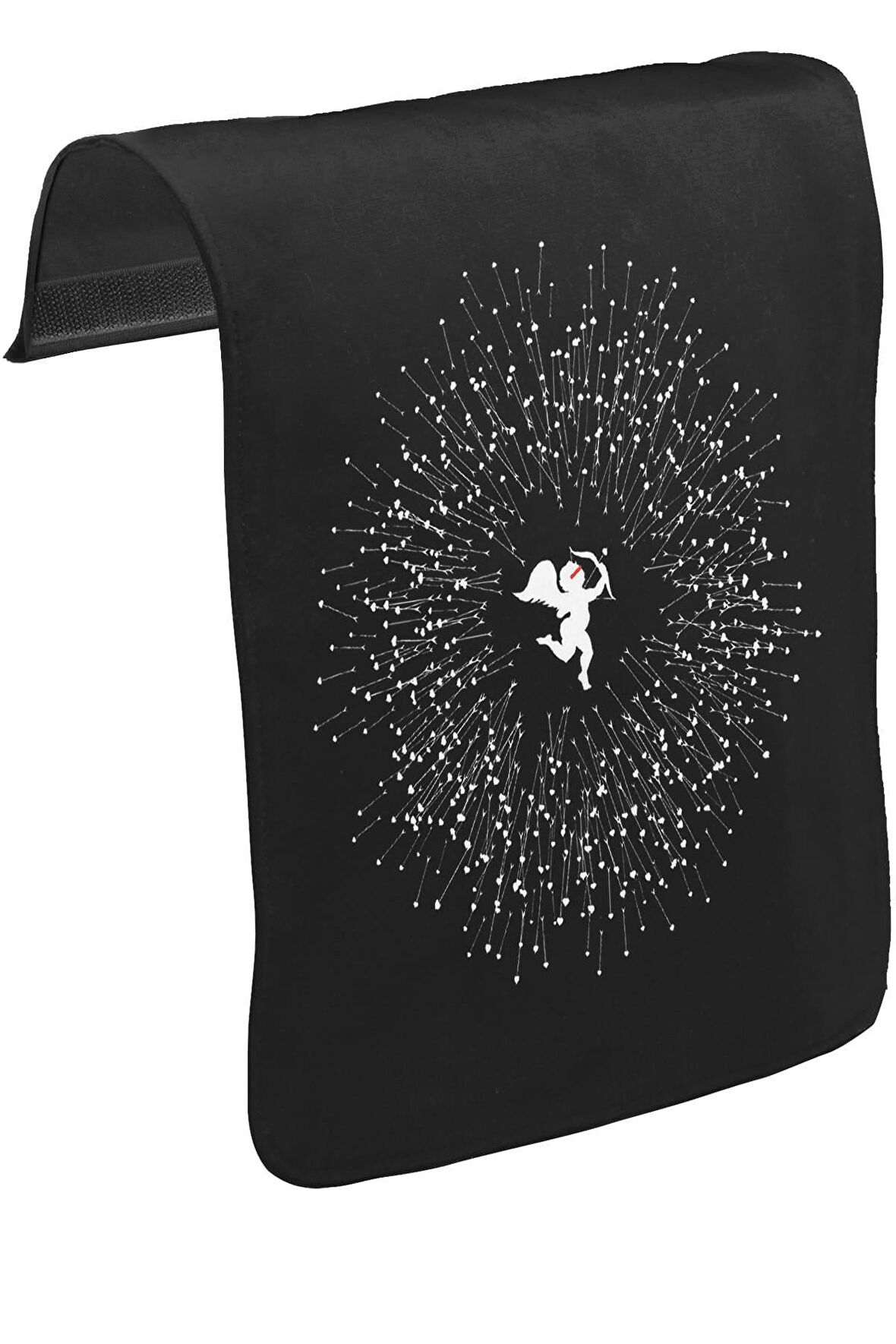 Aşk - Eros Unisex Siyah Tak-Çıkar Postacı Çanta Kapağı CK-43