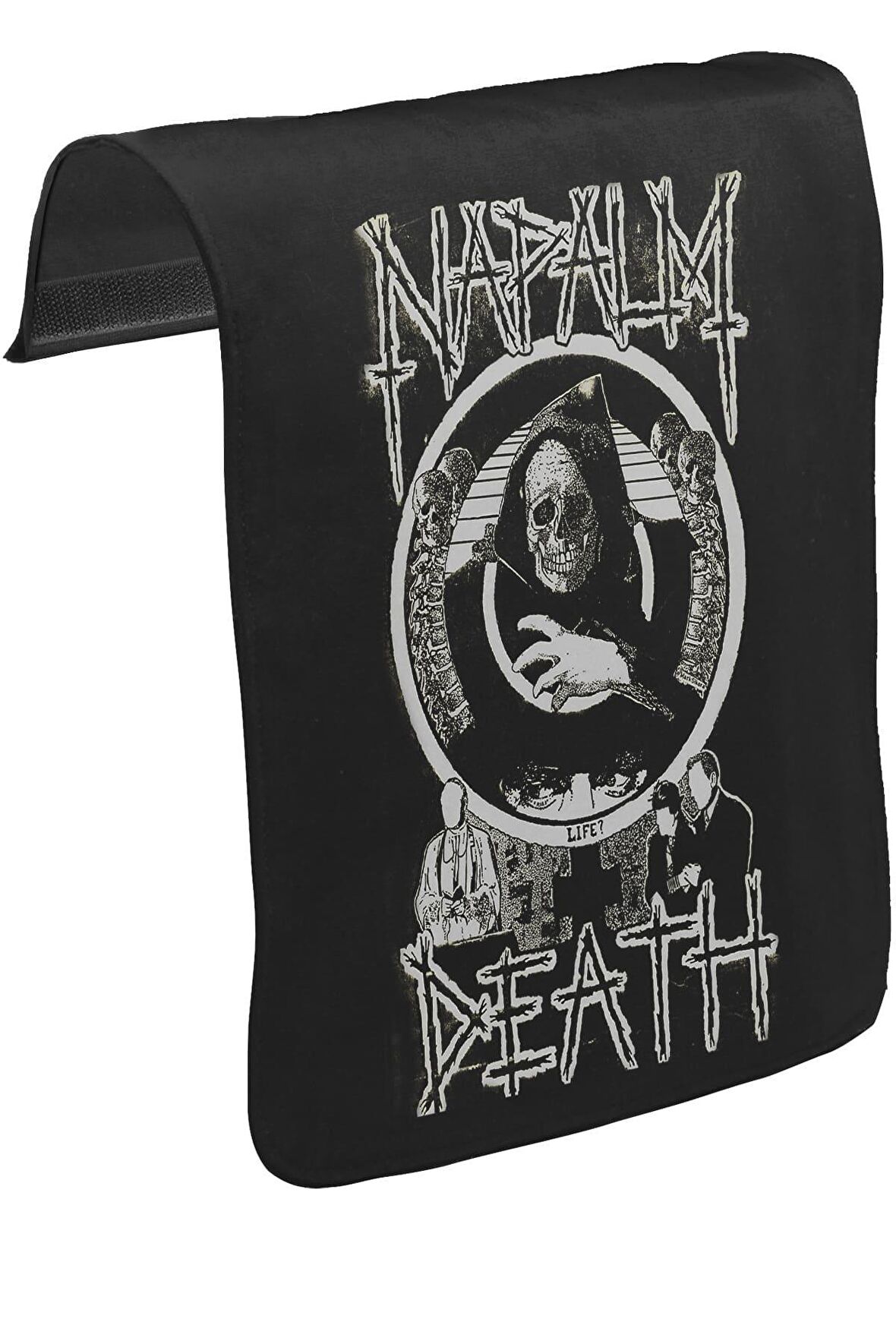 Napalm Death - Life? Unisex Siyah Tak-Çıkar Postacı Çanta Kapağı CK-459