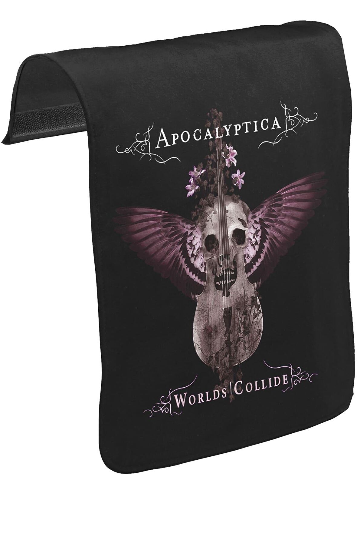Apocalyptica - Worlds Collide Unisex Siyah Tak-Çıkar Postacı Çanta Kapağı CK-462