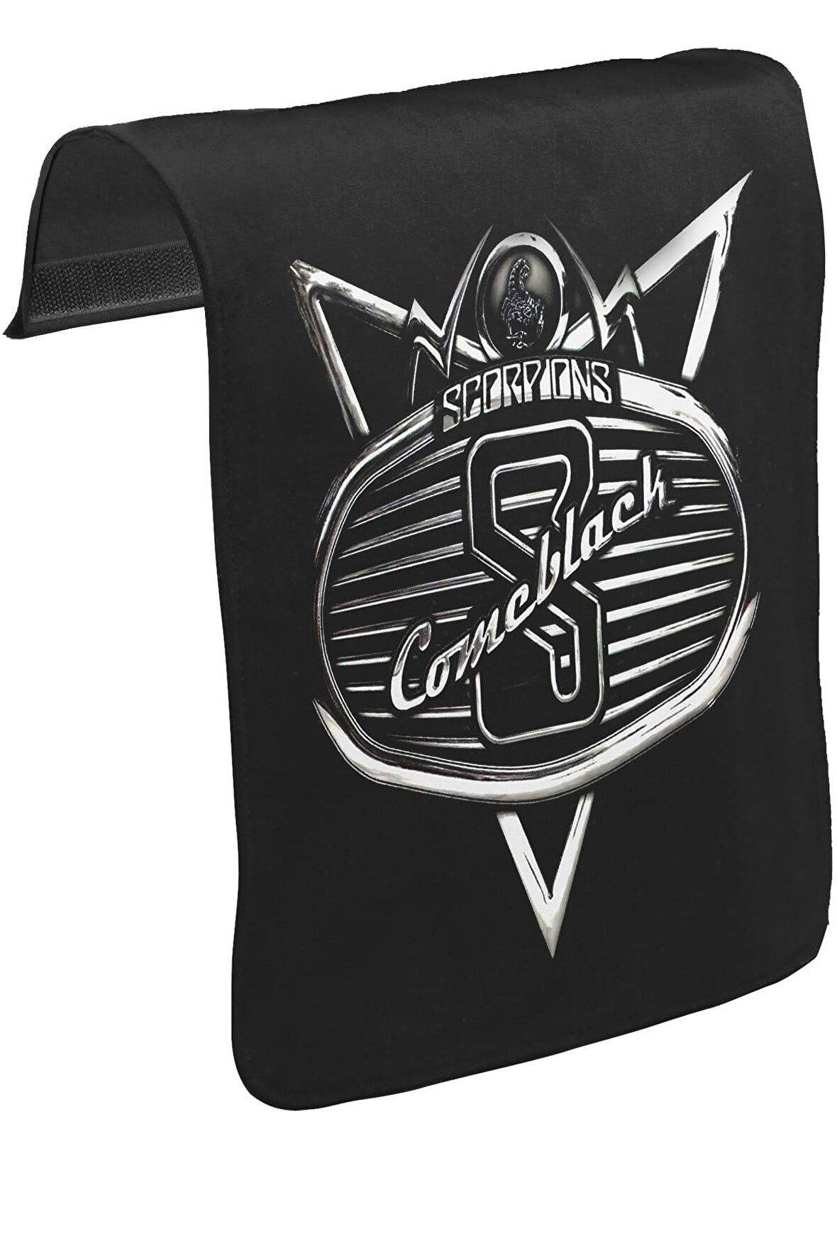 Scorpions - Come Black Unisex Siyah Tak-Çıkar Postacı Çanta Kapağı CK-466