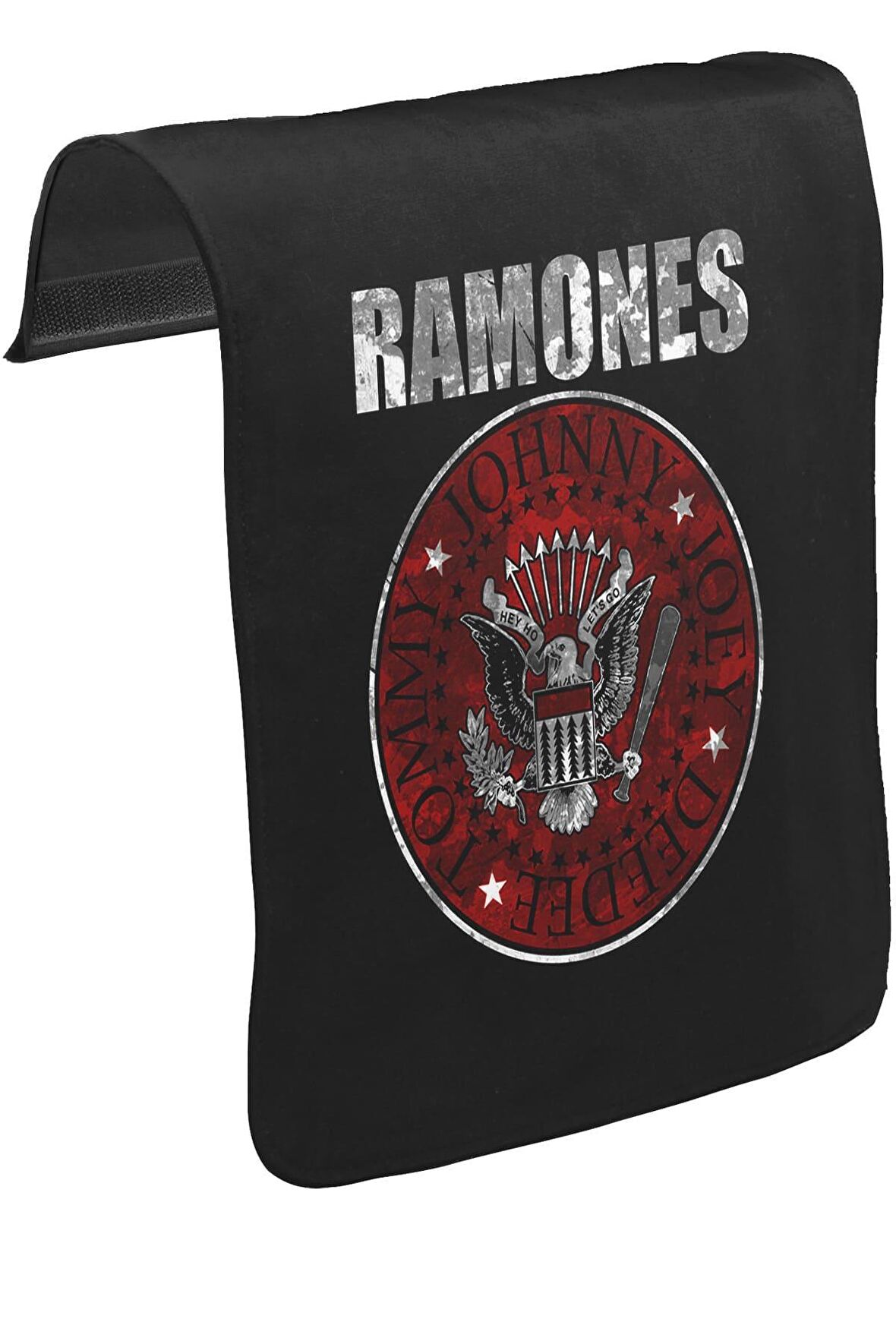 Ramones Unisex Siyah Tak-Çıkar Postacı Çanta Kapağı CK-47