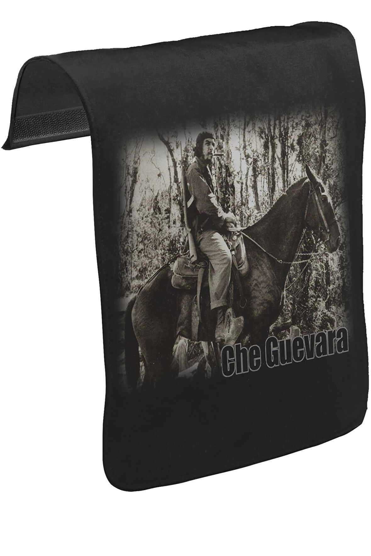 Che Guevara I  Unisex Siyah Tak-Çıkar Postacı Çanta Kapağı CK-511