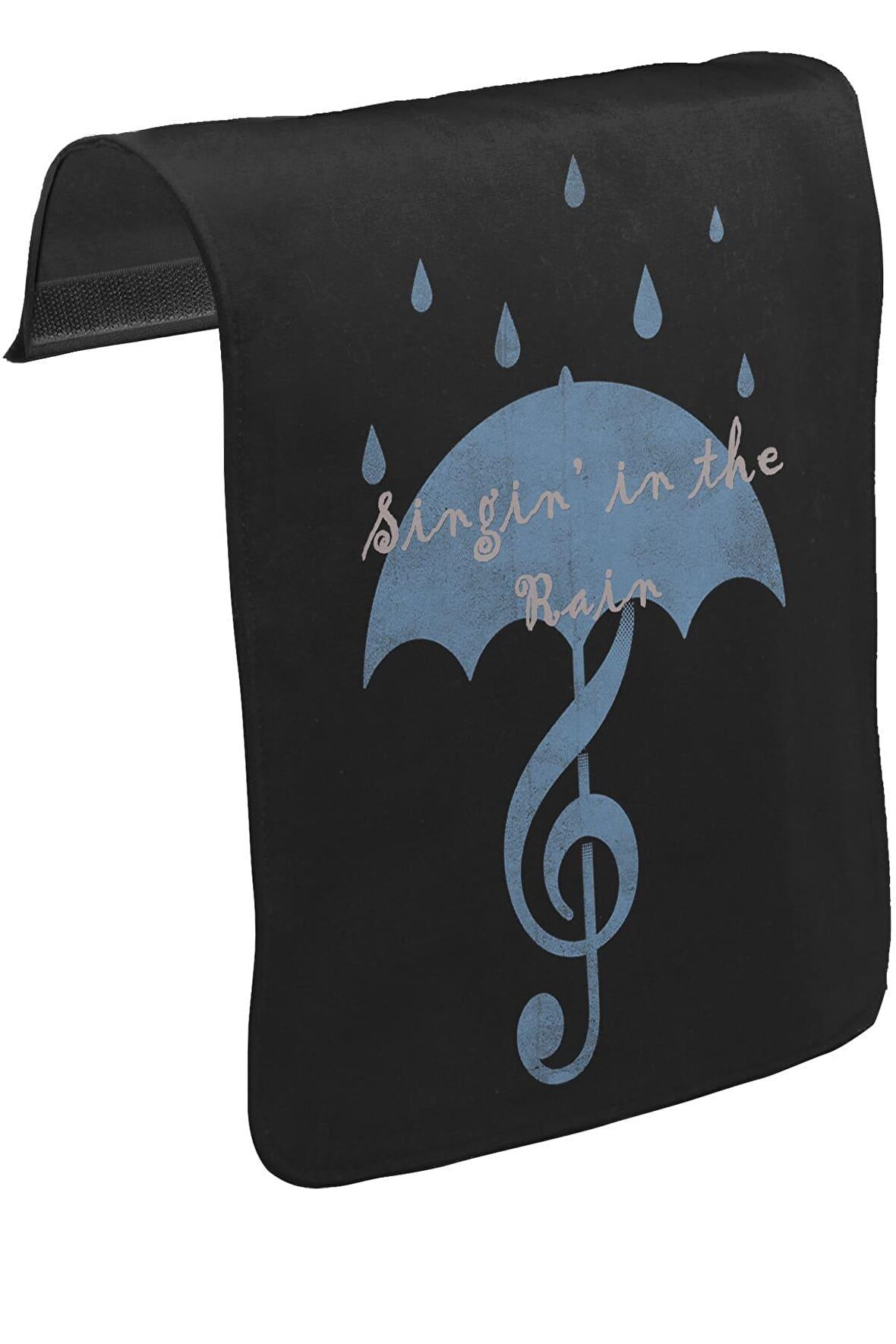 Singin In The Rain II Unisex Siyah Tak-Çıkar Postacı Çanta Kapağı CK-574