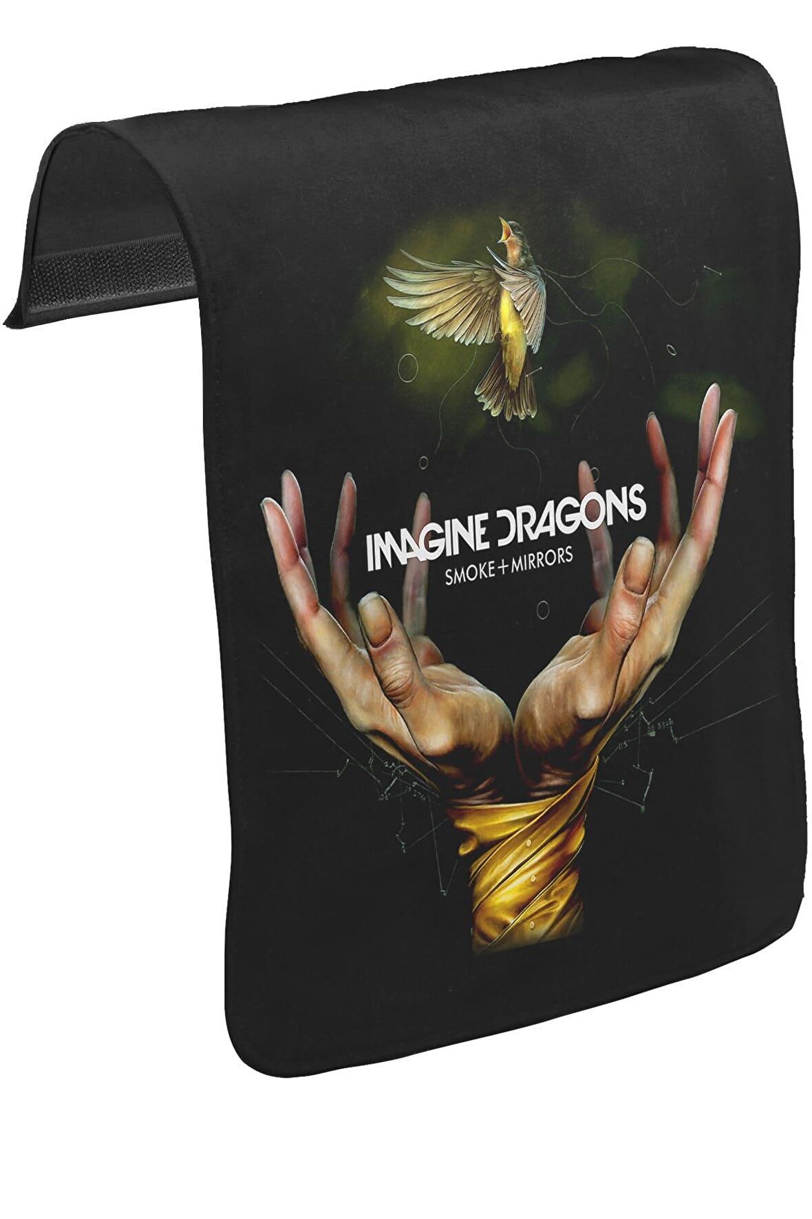 Imagine Dragons - Smoke Mirrors Unisex Siyah Tak-Çıkar Postacı Çanta Kapağı CK-575