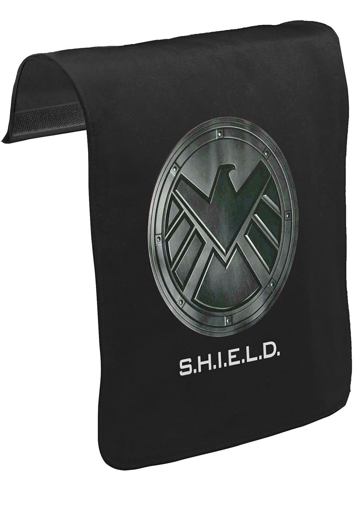 S.H.I.E.L.D Unisex Siyah Tak-Çıkar Postacı Çanta Kapağı CK-586