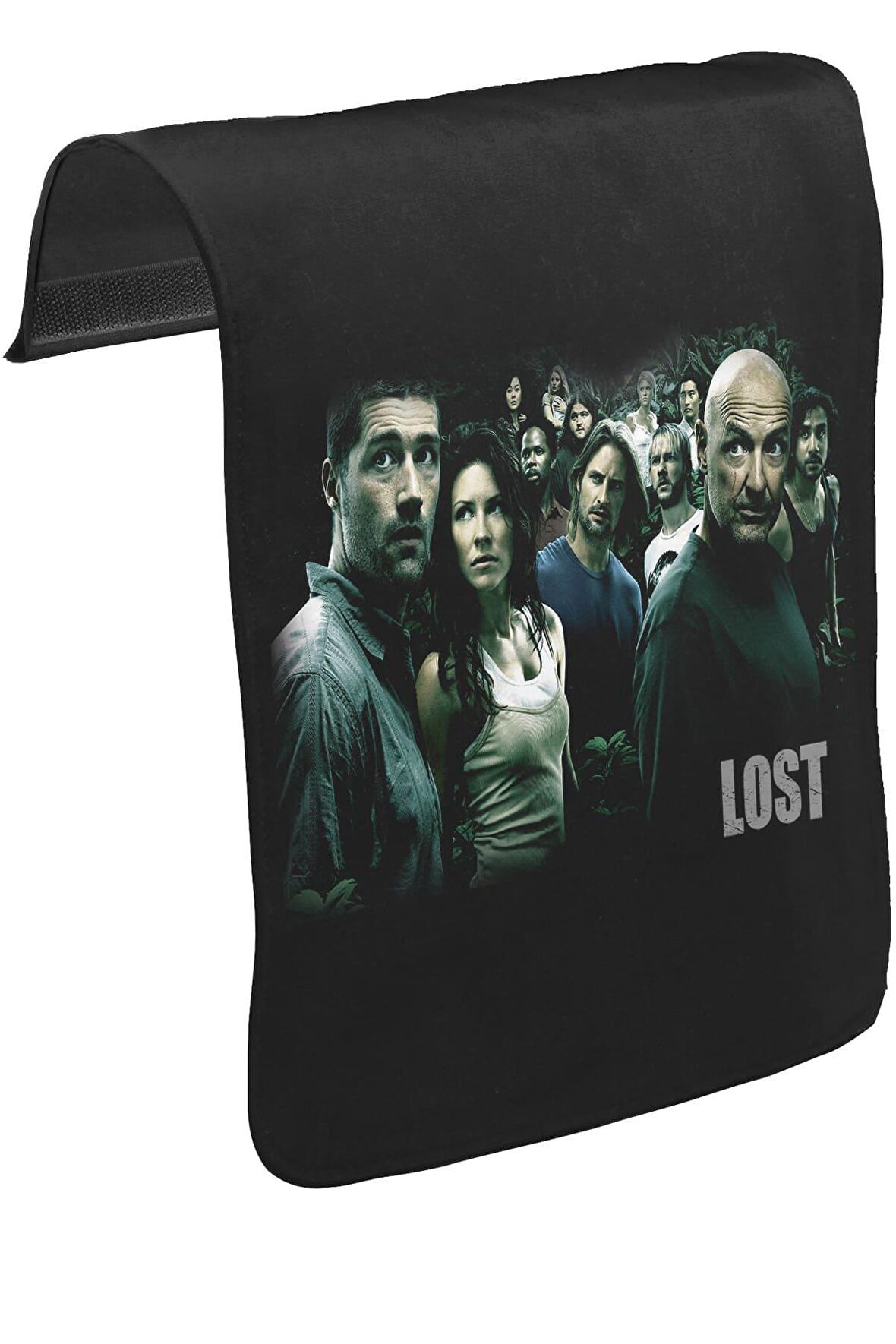 Lost Unisex Siyah Tak-Çıkar Postacı Çanta Kapağı CK-599