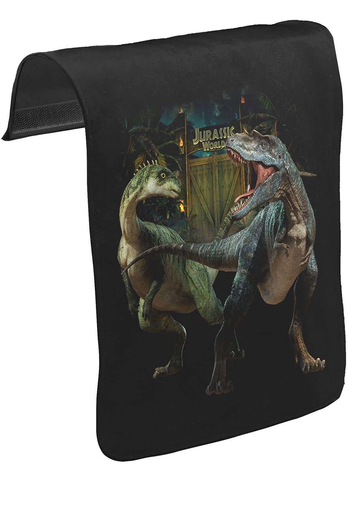 Jurassic World II Unisex Siyah Tak-Çıkar Postacı Çanta Kapağı CK-620