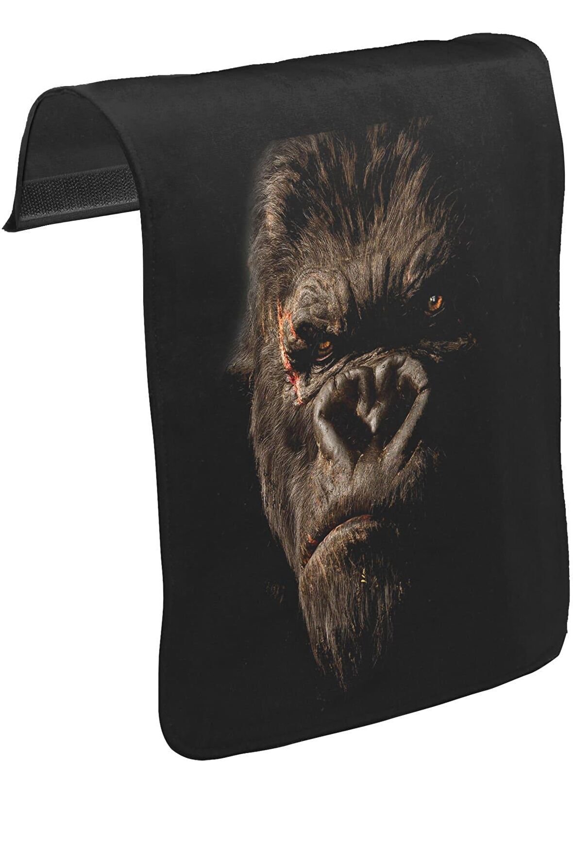 King Kong Unisex Siyah Tak-Çıkar Postacı Çanta Kapağı CK-624